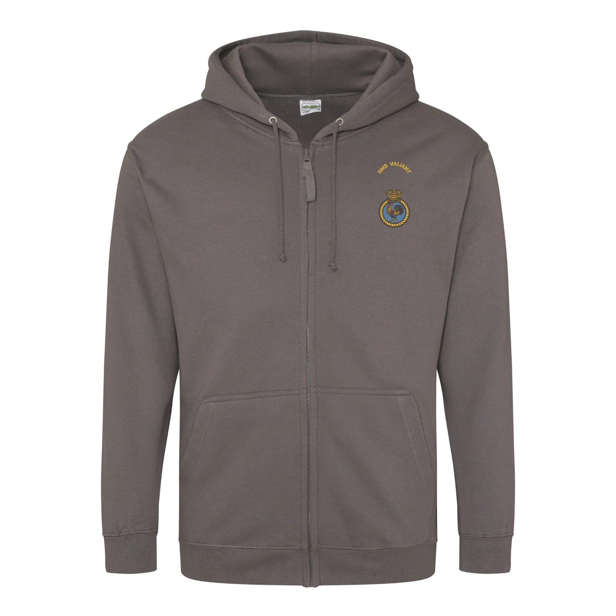 HMS Valiant Zipped Hoodie - Image 3