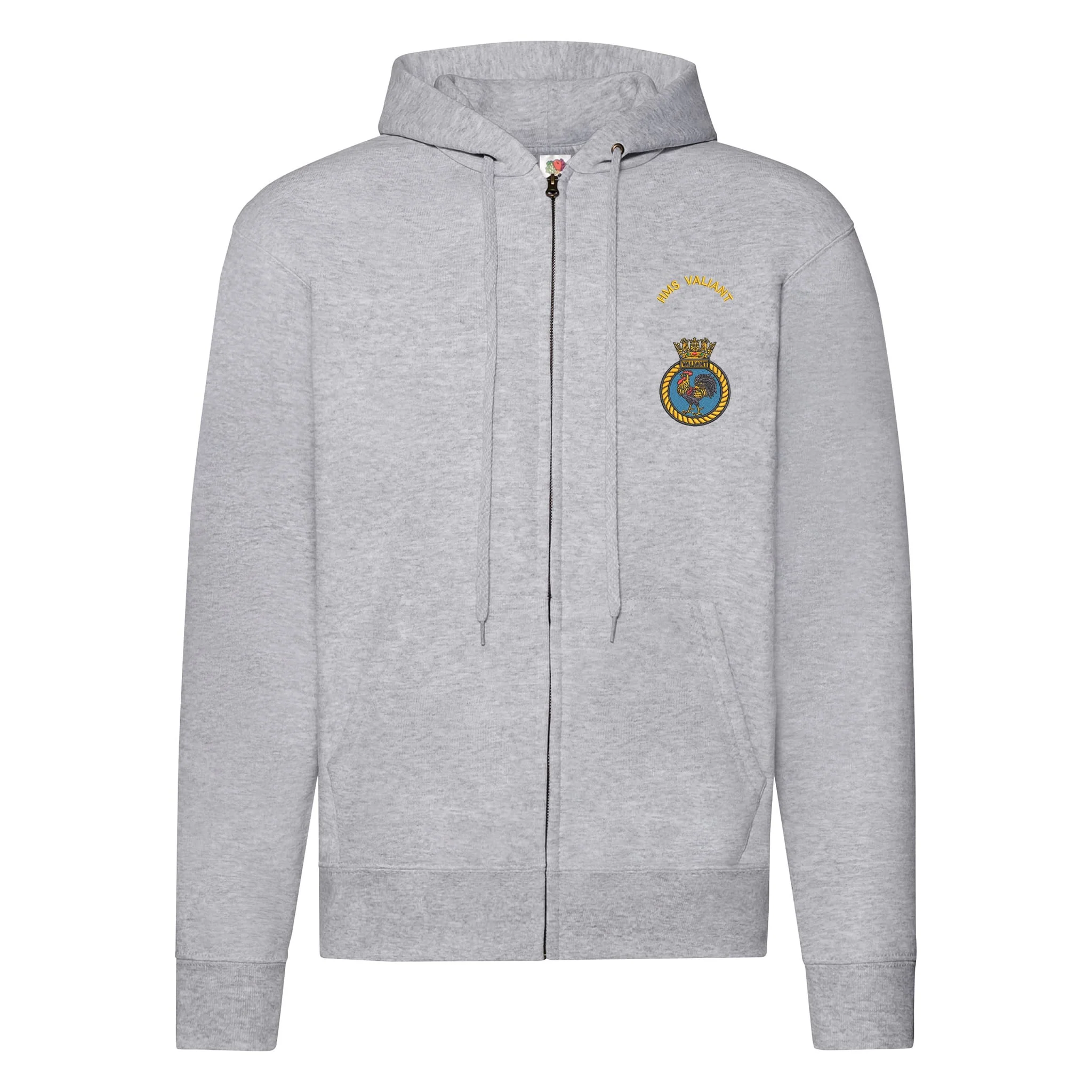 HMS Valiant Zipped Hoodie - Image 4