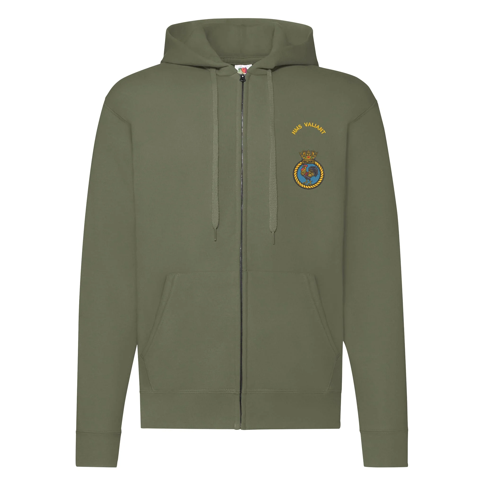 HMS Valiant Zipped Hoodie - Image 5