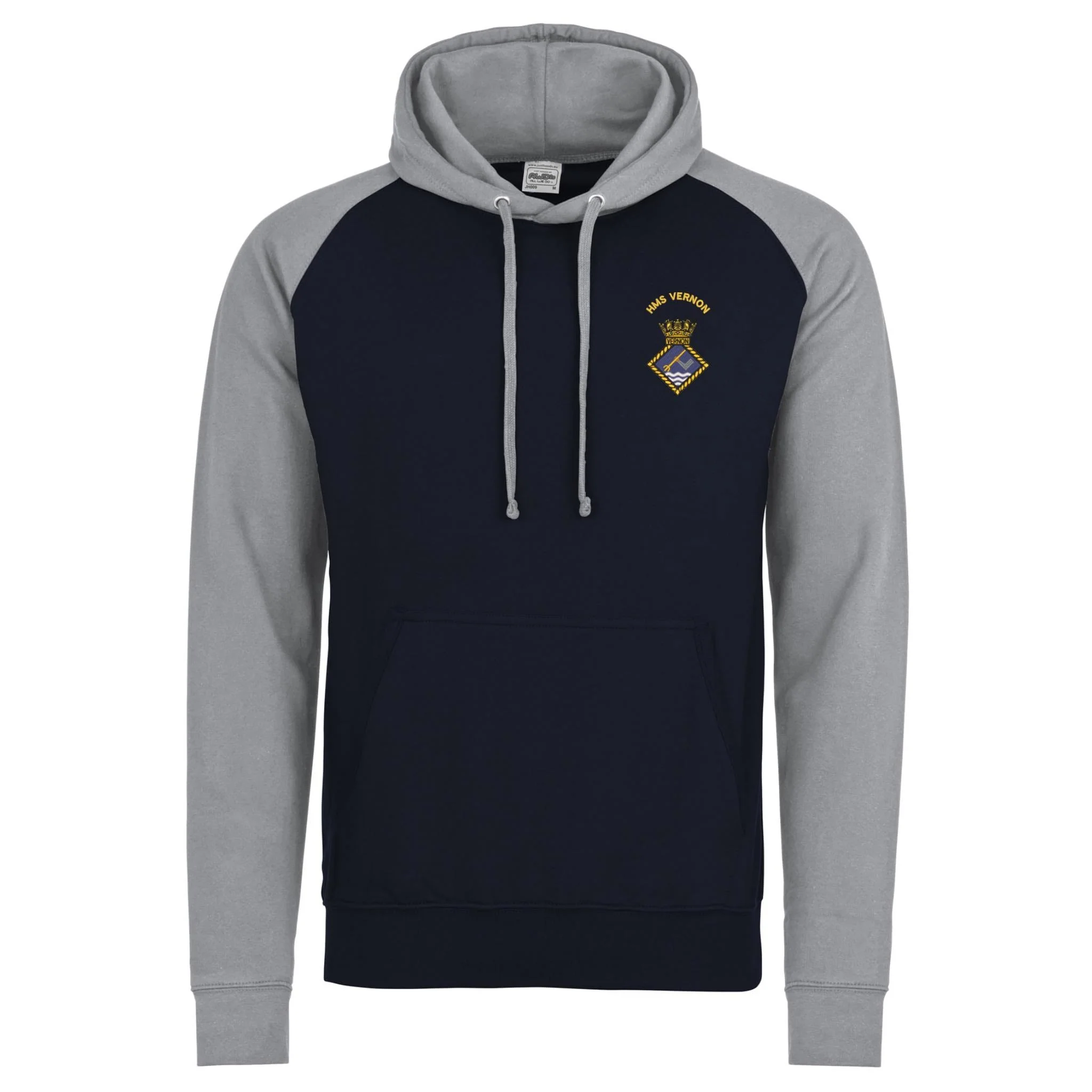 HMS Vernon Contrast Hoodie - Image 4