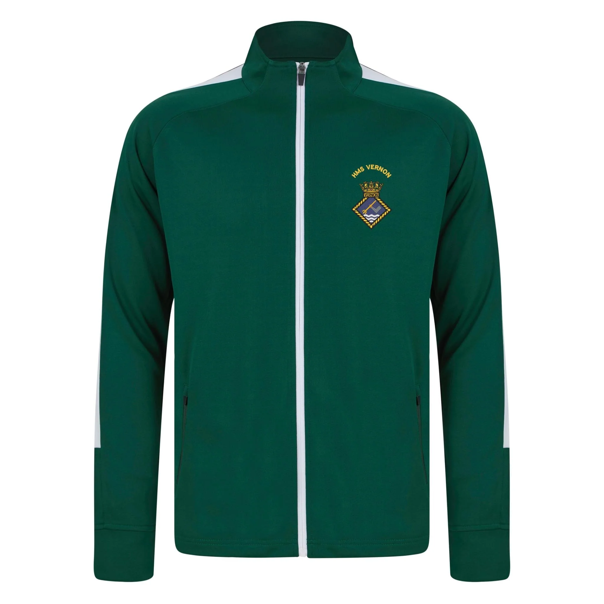 HMS Vernon Knitted Tracksuit Top - Image 5