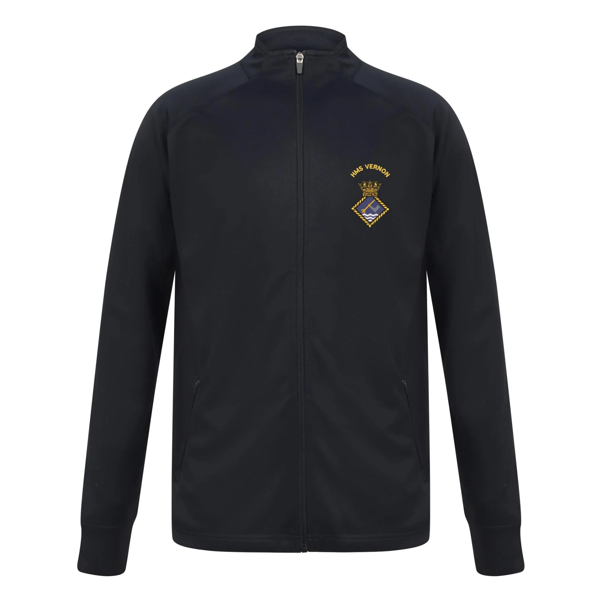 HMS Vernon Knitted Tracksuit Top - Image 6