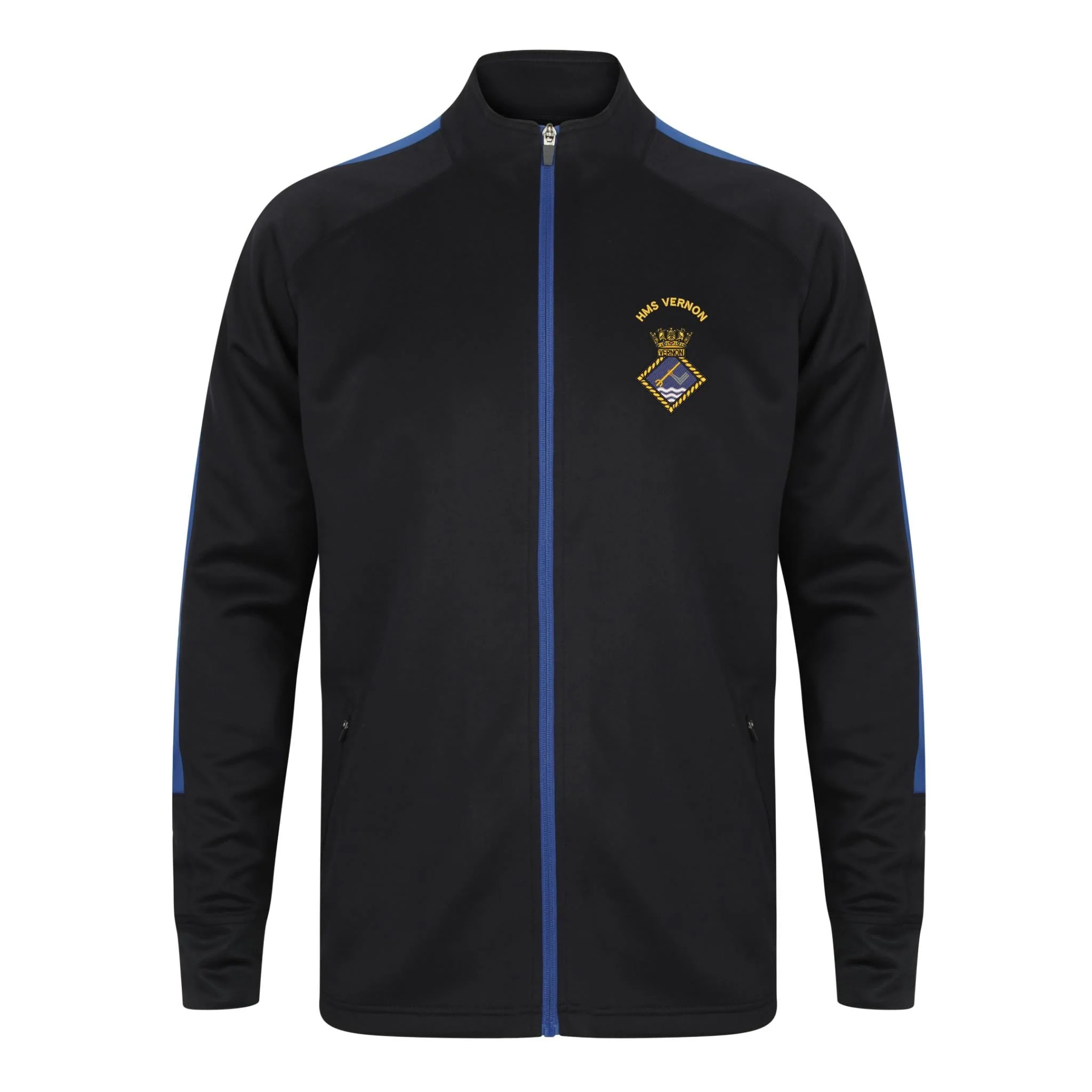 HMS Vernon Knitted Tracksuit Top - Image 7