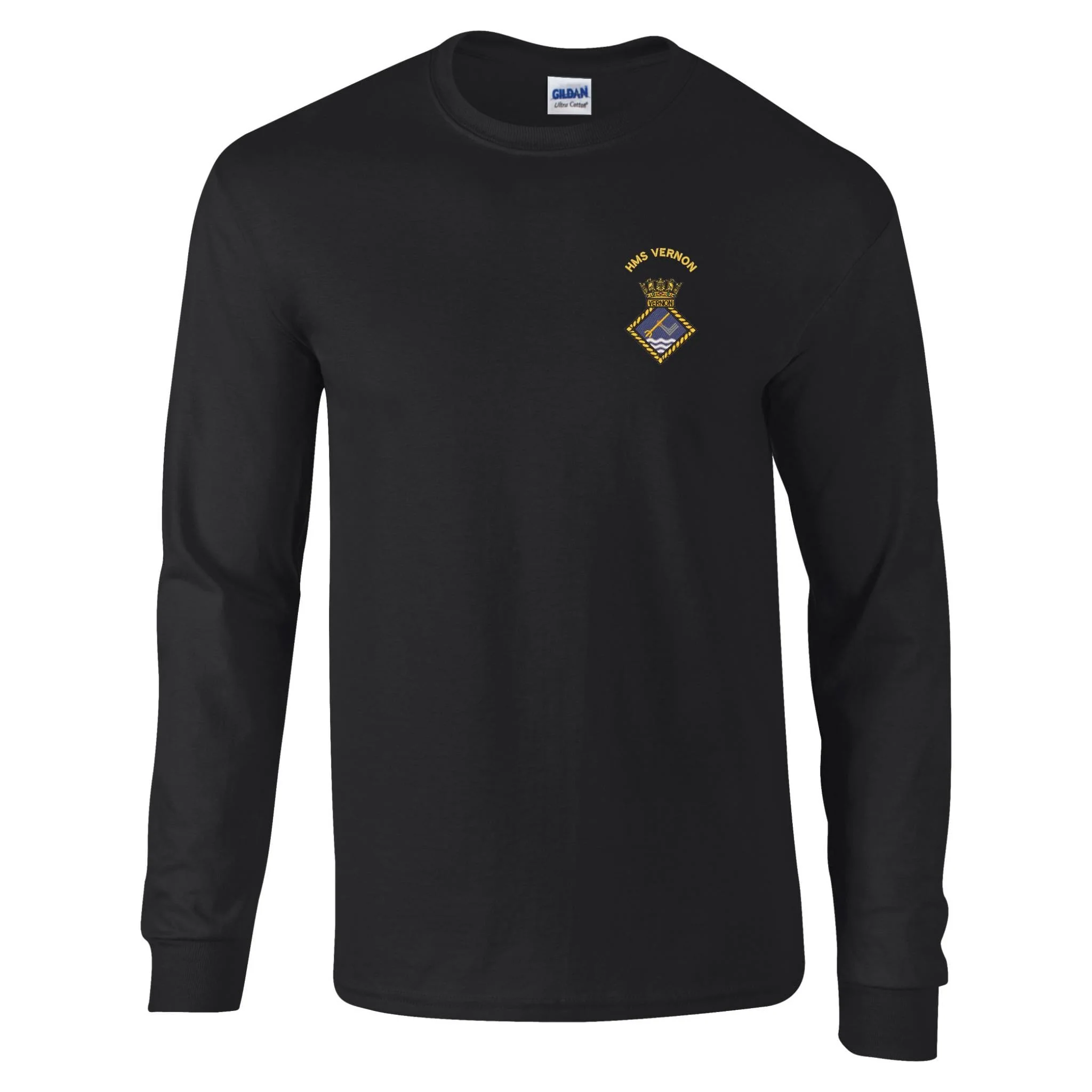 HMS Vernon Long Sleeve T-Shirt - Image 2