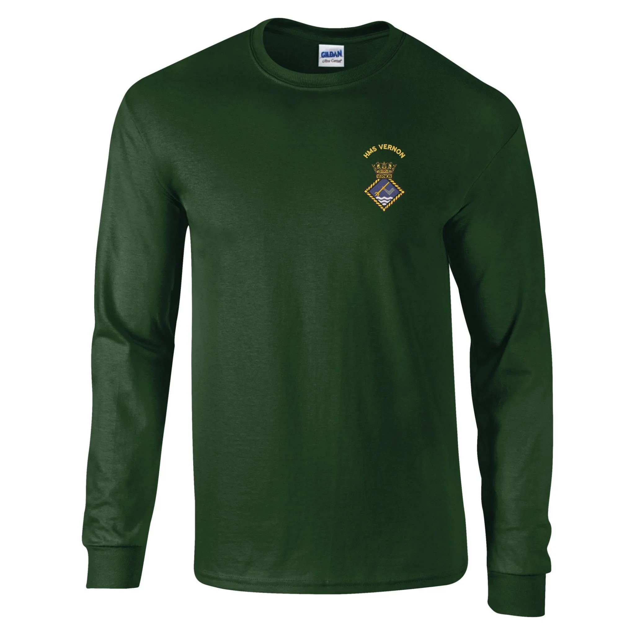 HMS Vernon Long Sleeve T-Shirt - Image 4