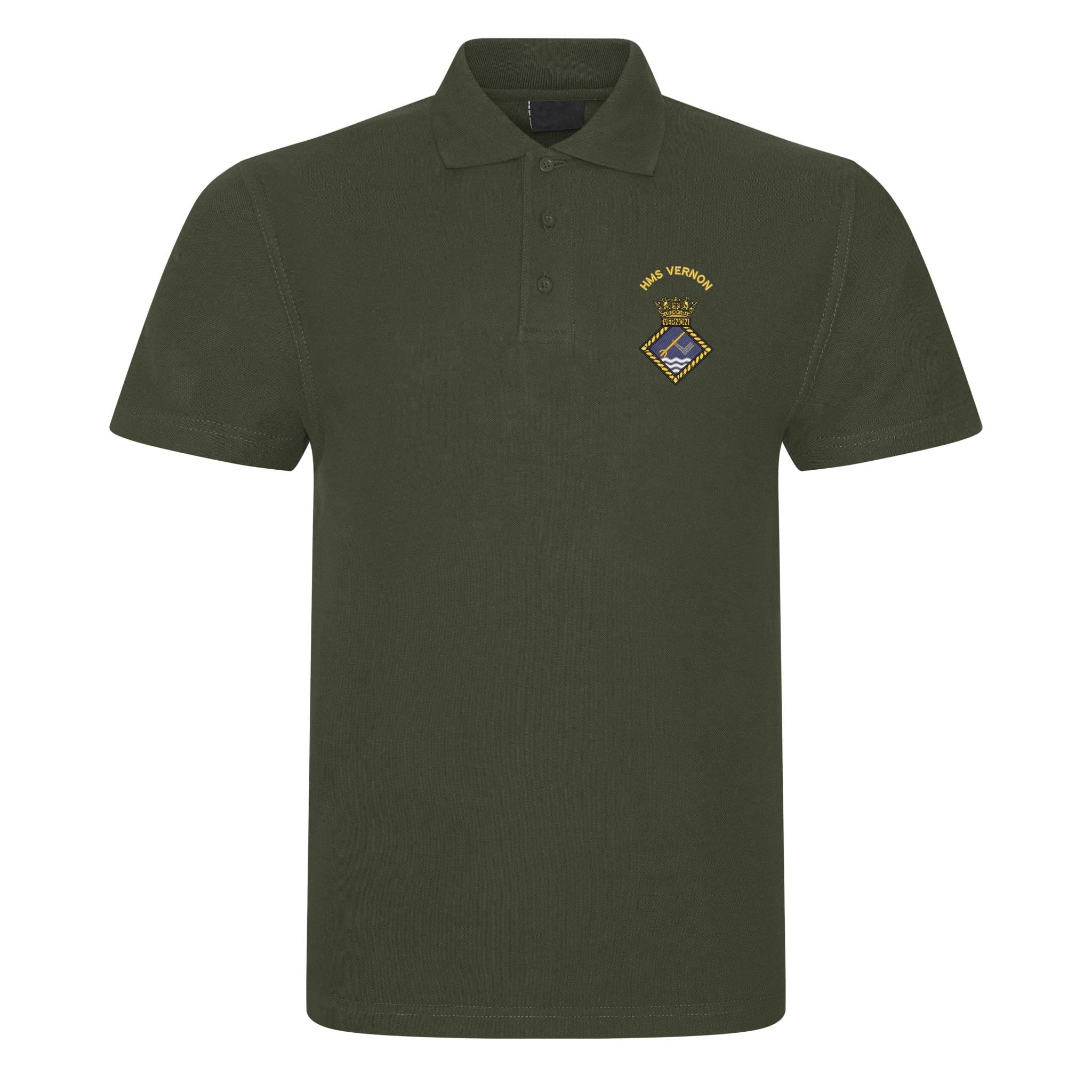 HMS Vernon Polo Shirt - Image 6