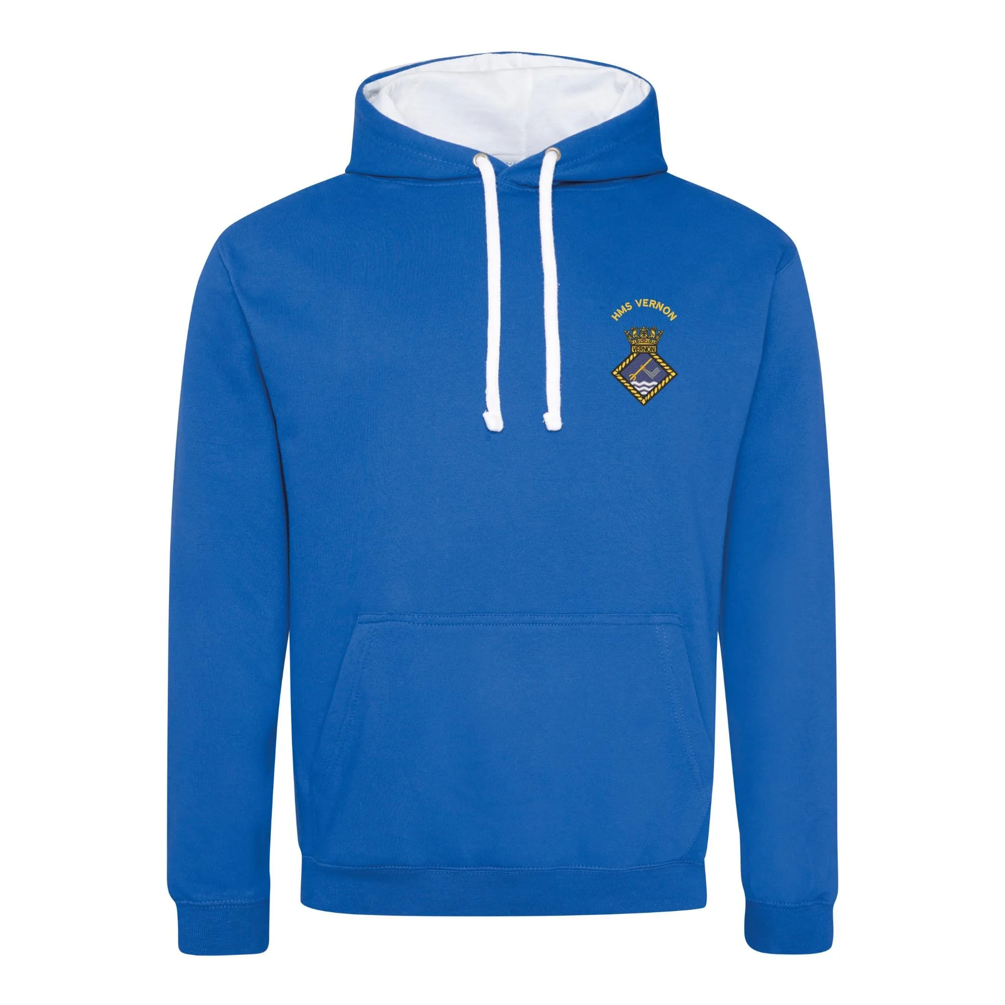 HMS Vernon Varsity Contrast Hoodie