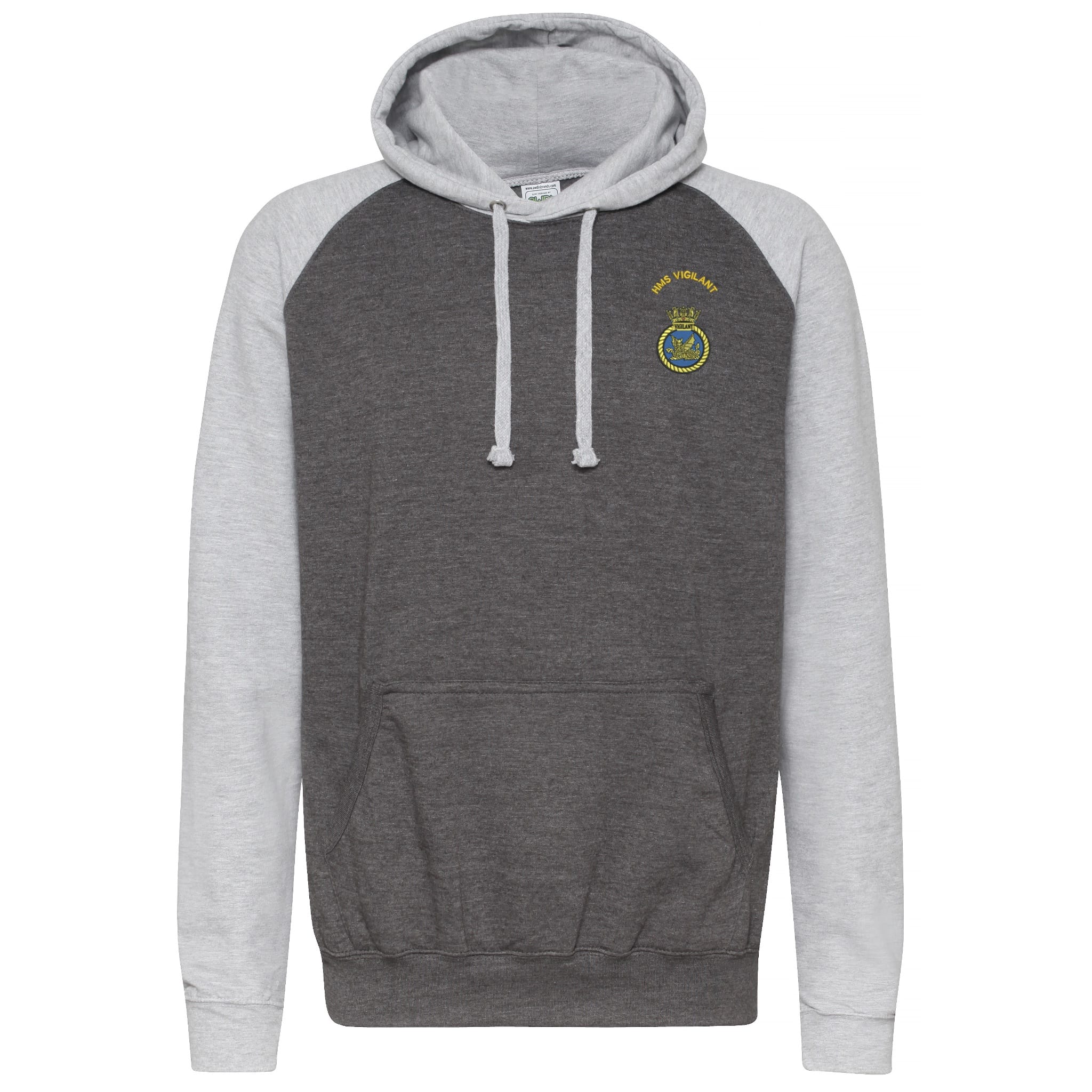 HMS Vigilant Contrast Hoodie - Image 3