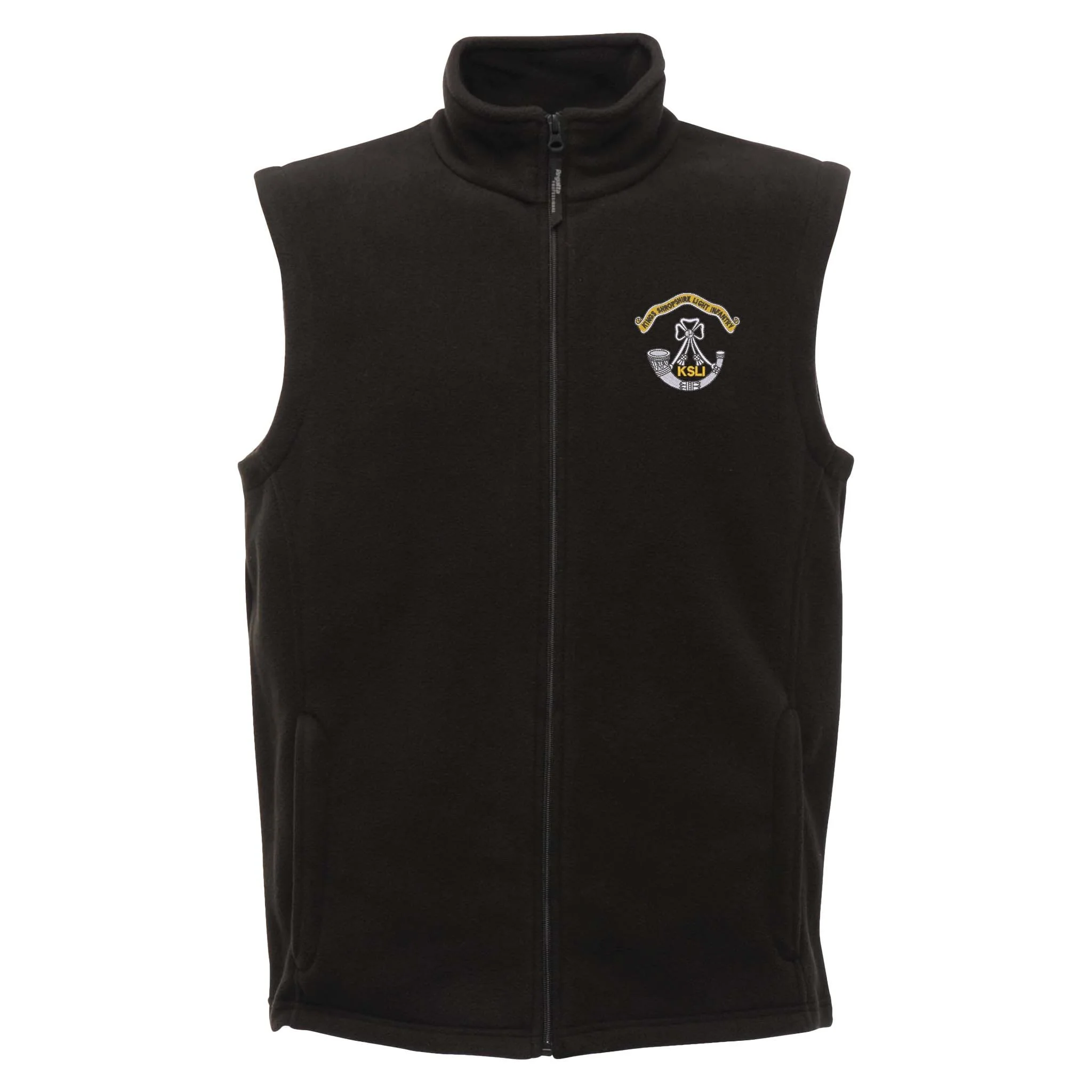 King's Shropshire Light Infantry Regatta Fleece Bodywarmer - Image 3