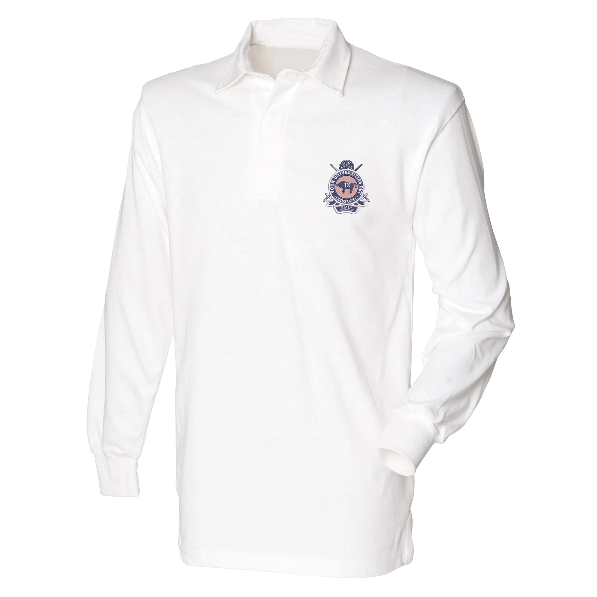 York Universities DET - Leeds UOTC Front Row Long Sleeve Rugby Shirt - Image 4