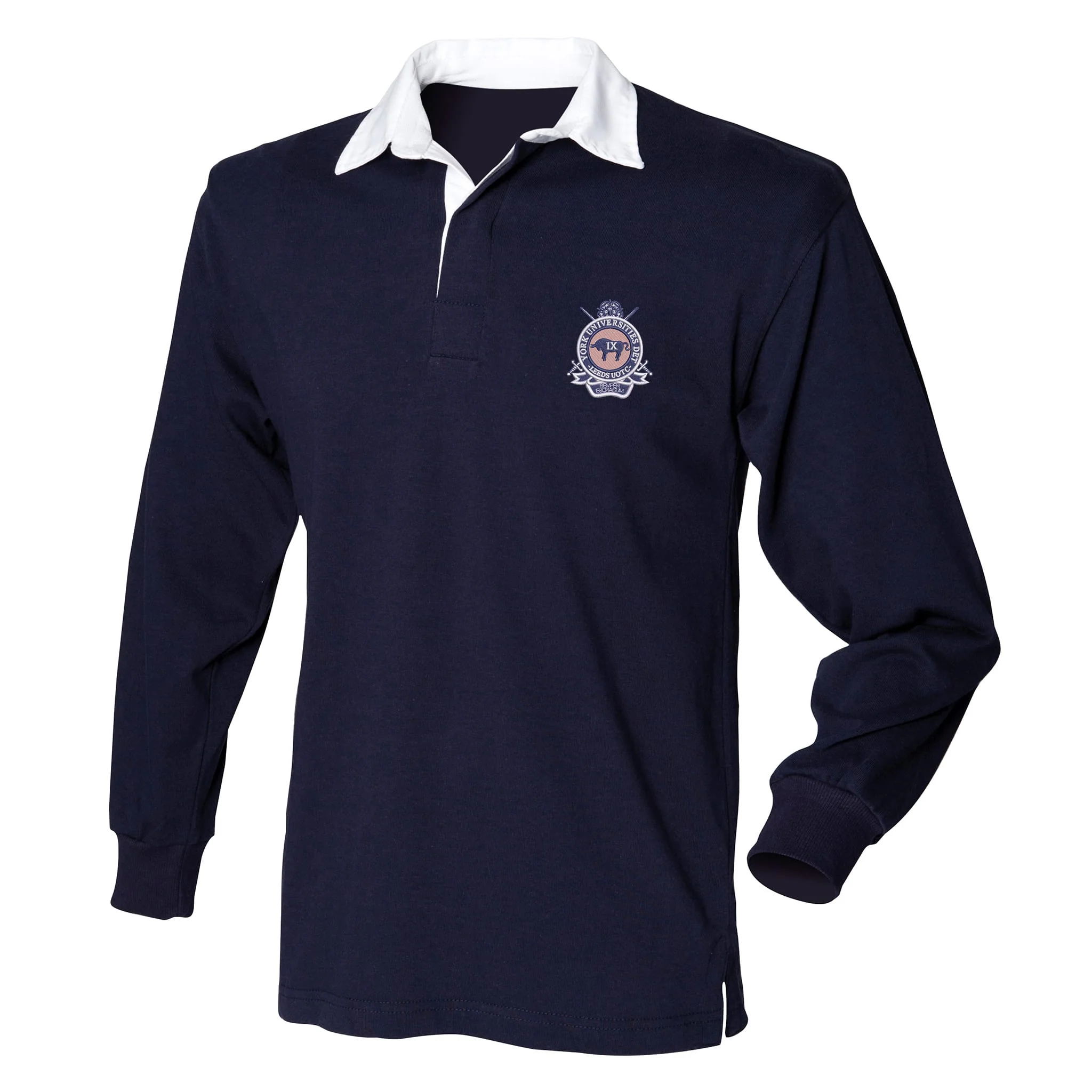 York Universities DET - Leeds UOTC Front Row Long Sleeve Rugby Shirt - Image 7
