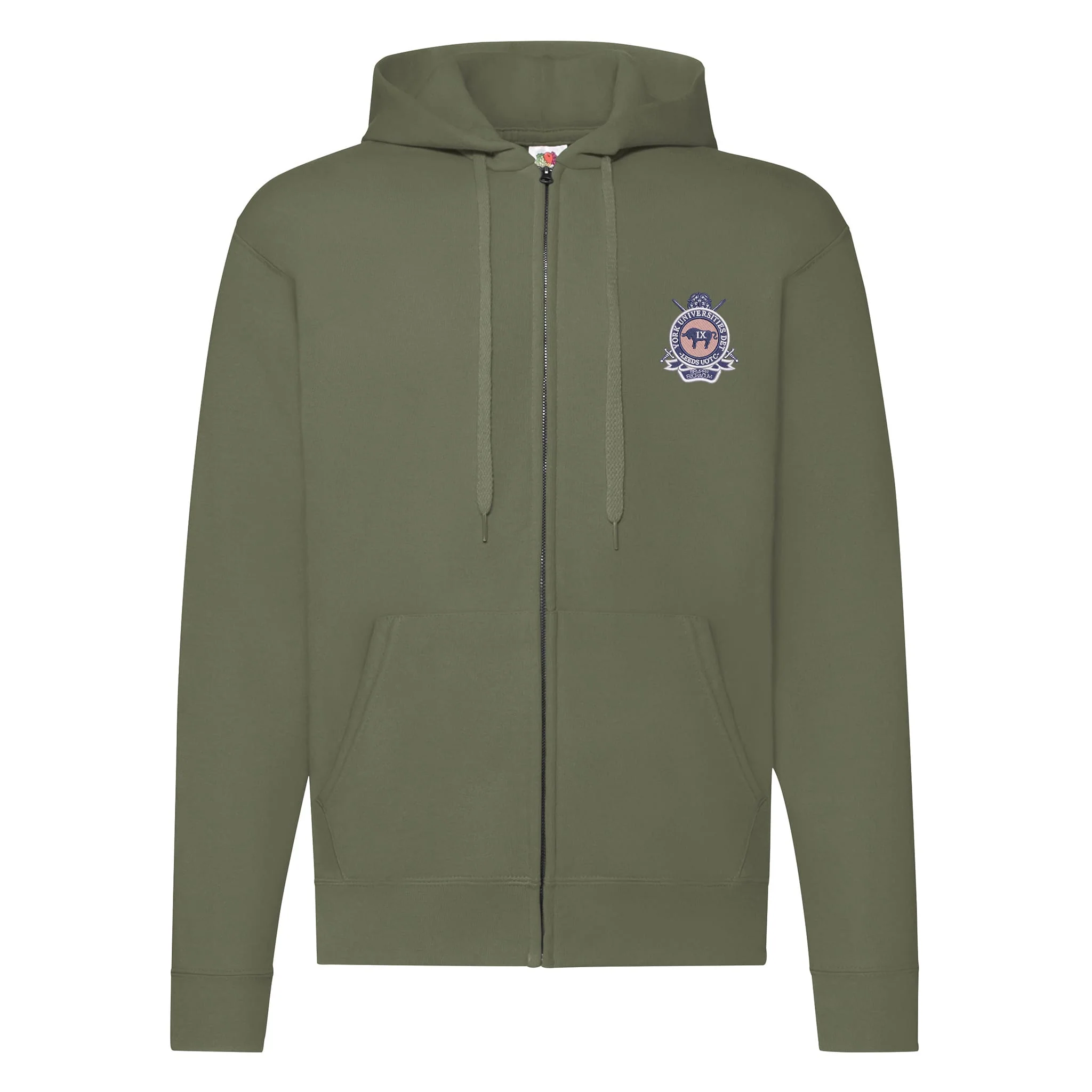 York Universities DET - Leeds UOTC Zipped Hoodie - Image 3