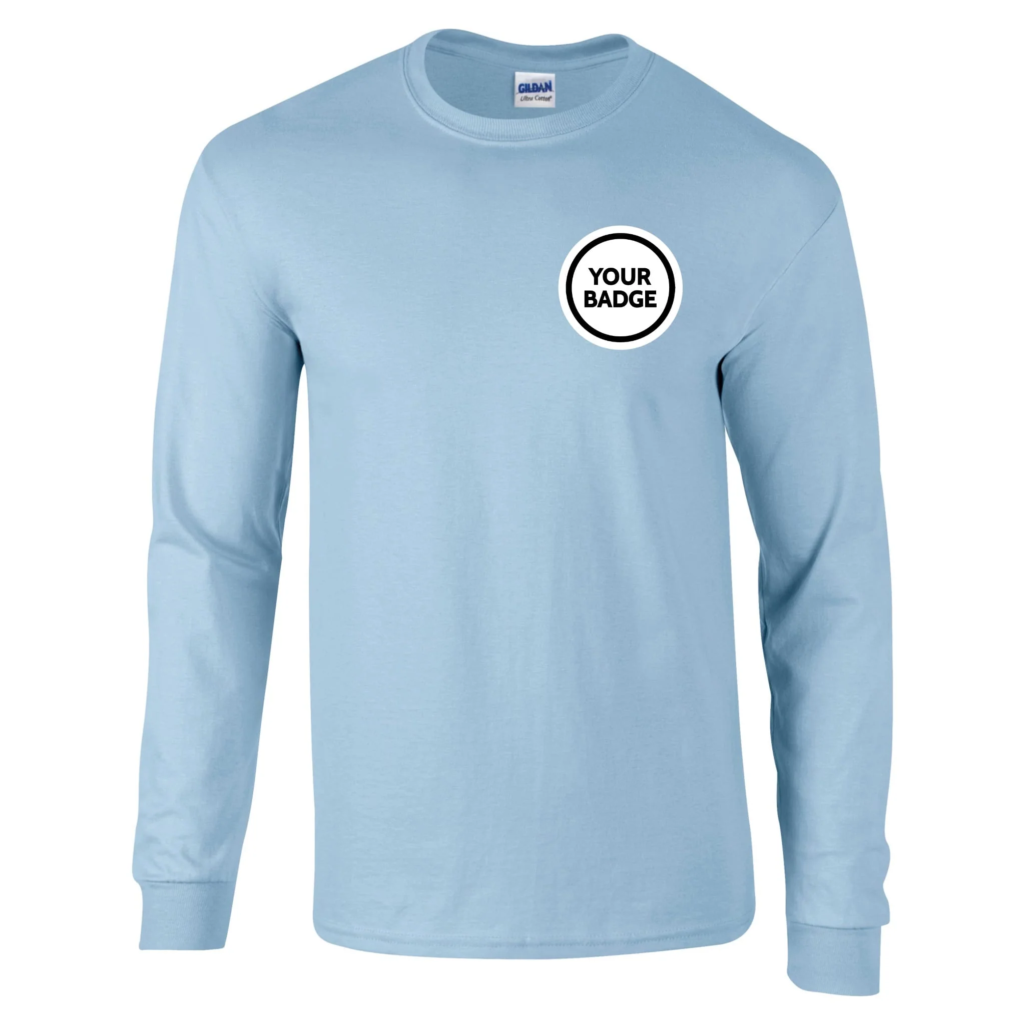 Long Sleeve Cotton T-Shirt - Choose Your Badge - Image 5