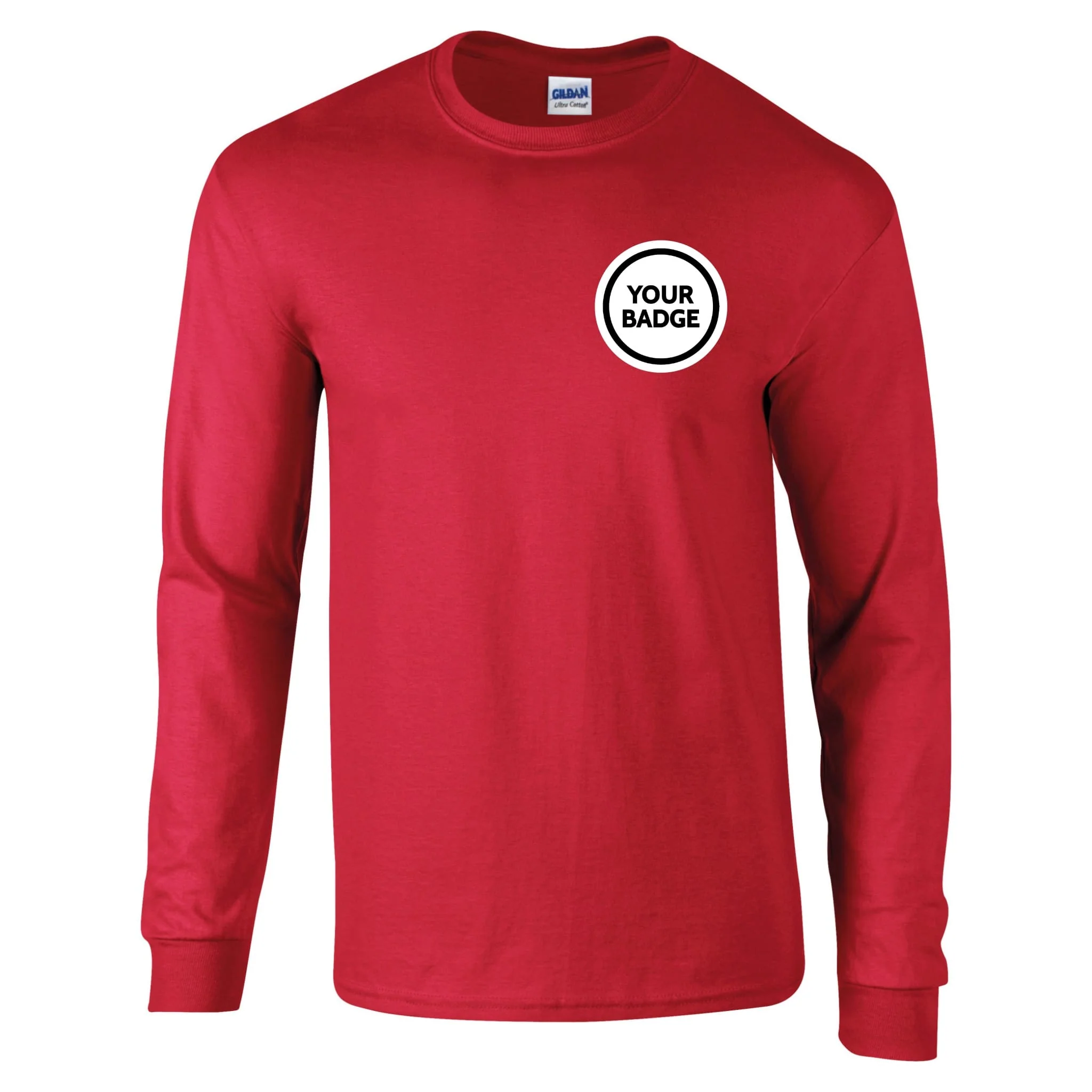 Long Sleeve Cotton T-Shirt - Choose Your Badge - Image 8