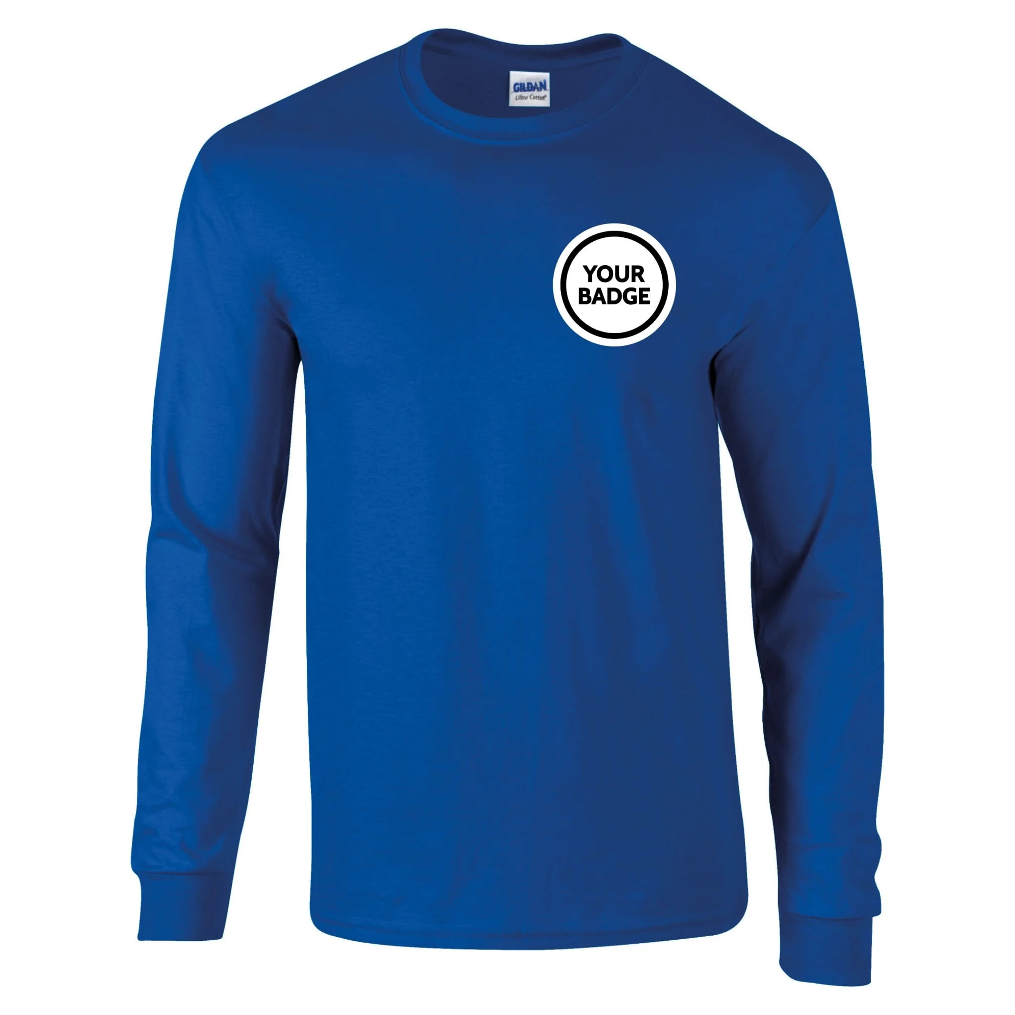 Long Sleeve Cotton T-Shirt - Choose Your Badge - Image 9