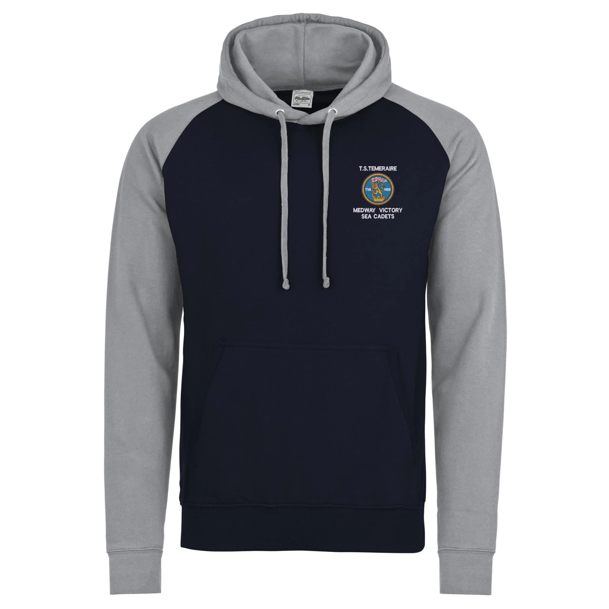 Medway Victory Sea Cadet Unit - TS Temeraire Contrast Hoodie - Image 4