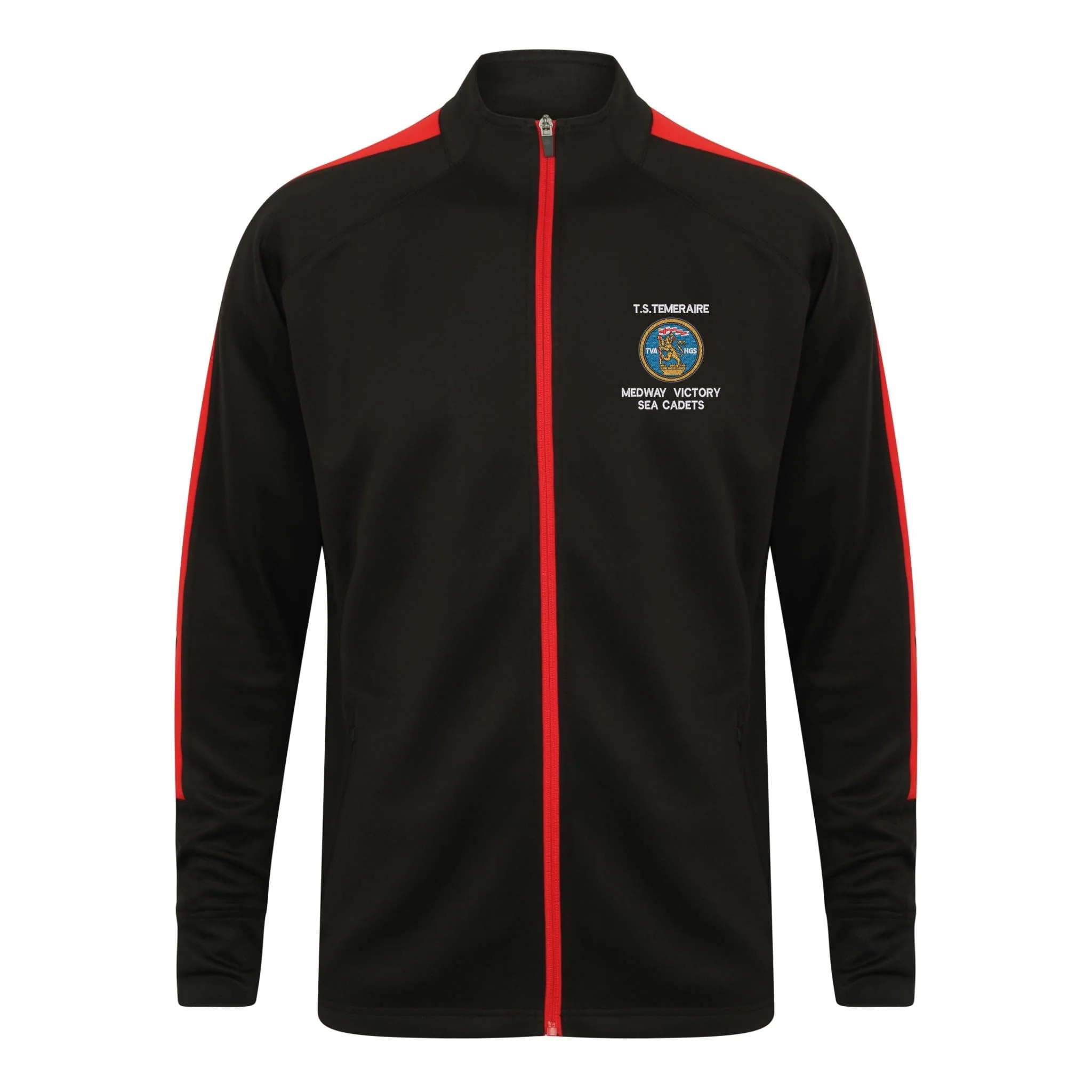 Medway Victory Sea Cadet Unit - TS Temeraire Knitted Tracksuit Top - Image 3