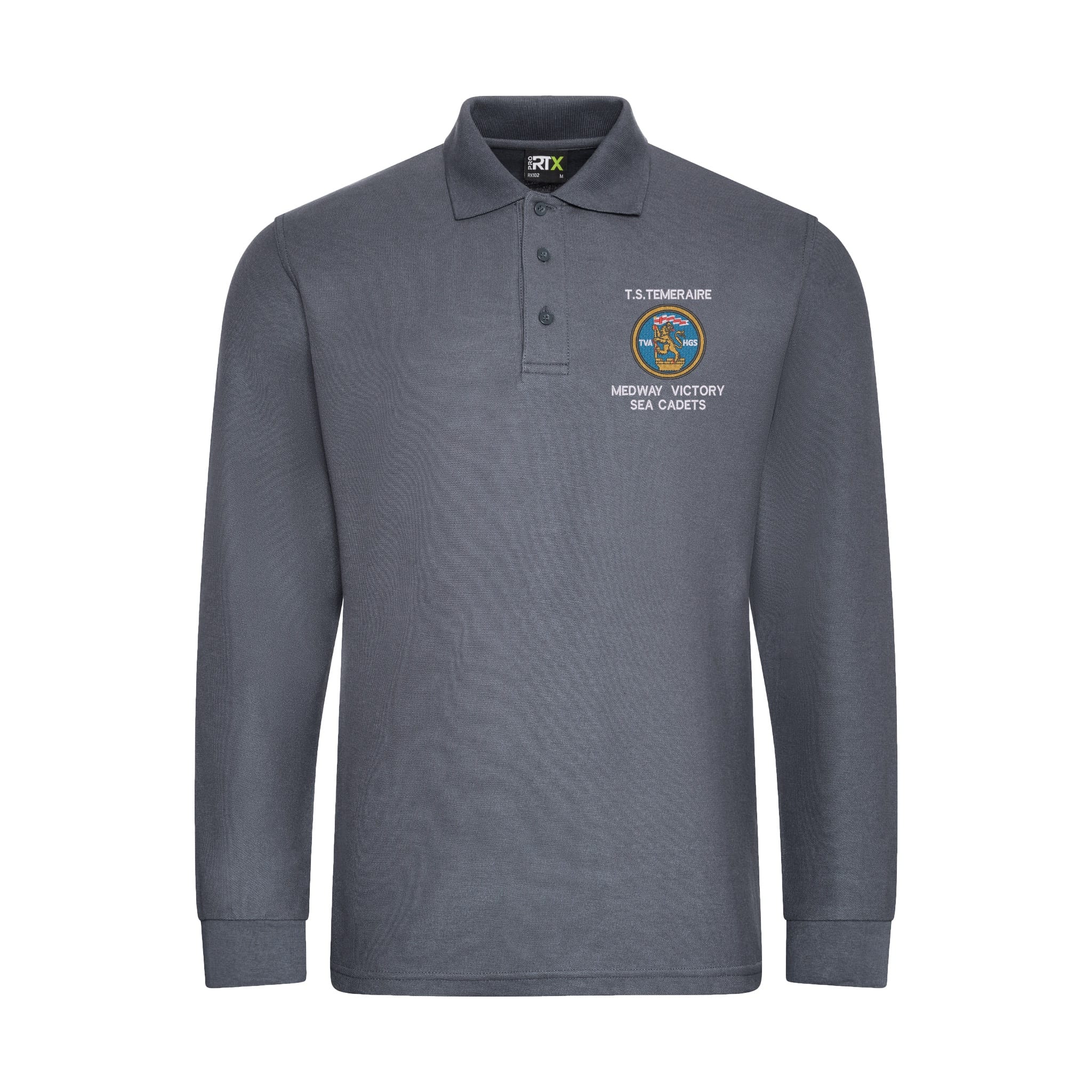 Medway Victory Sea Cadet Unit - TS Temeraire Long Sleeve Polo Shirt