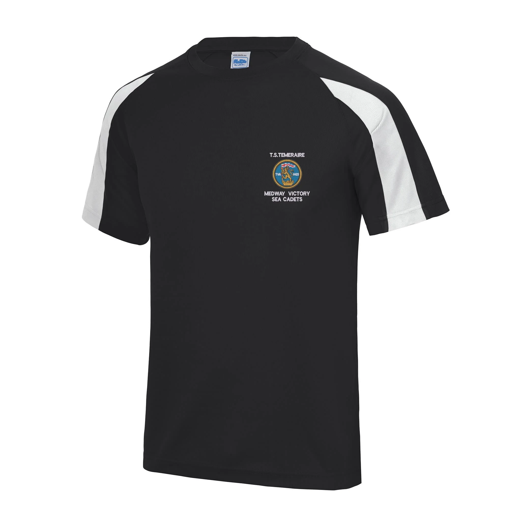 Medway Victory Sea Cadet Unit - TS Temeraire Contrast Polyester T-Shirt - Image 2