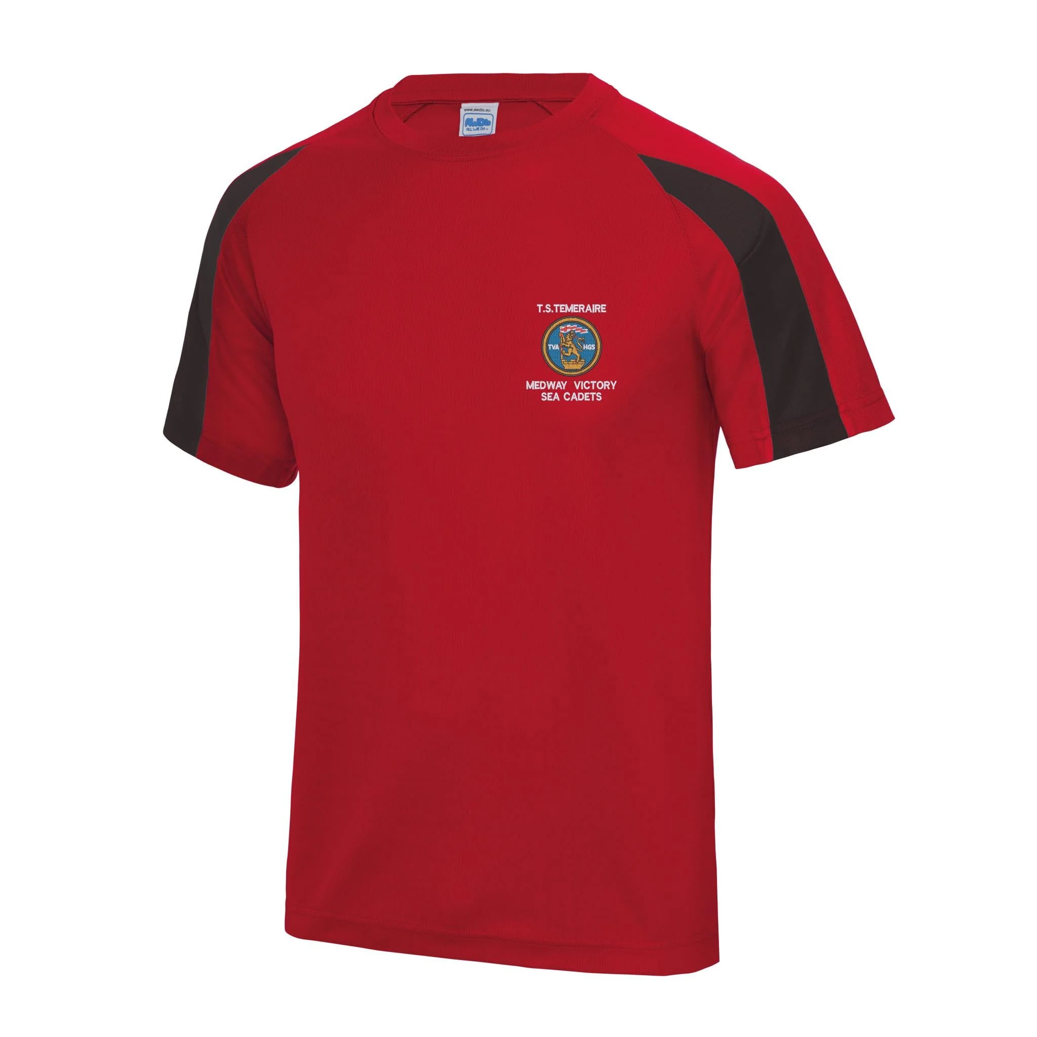Medway Victory Sea Cadet Unit - TS Temeraire Contrast Polyester T-Shirt - Image 7