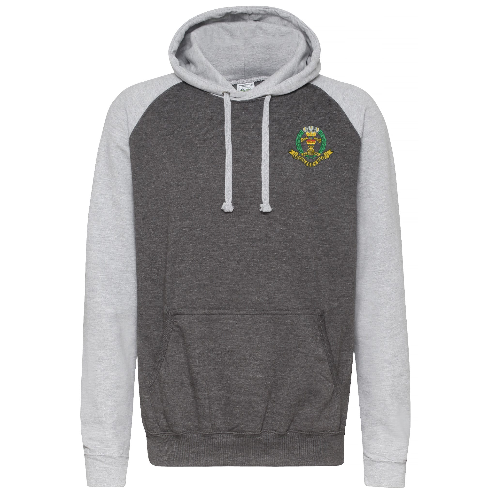 Middlesex Regiment Contrast Hoodie - Image 3