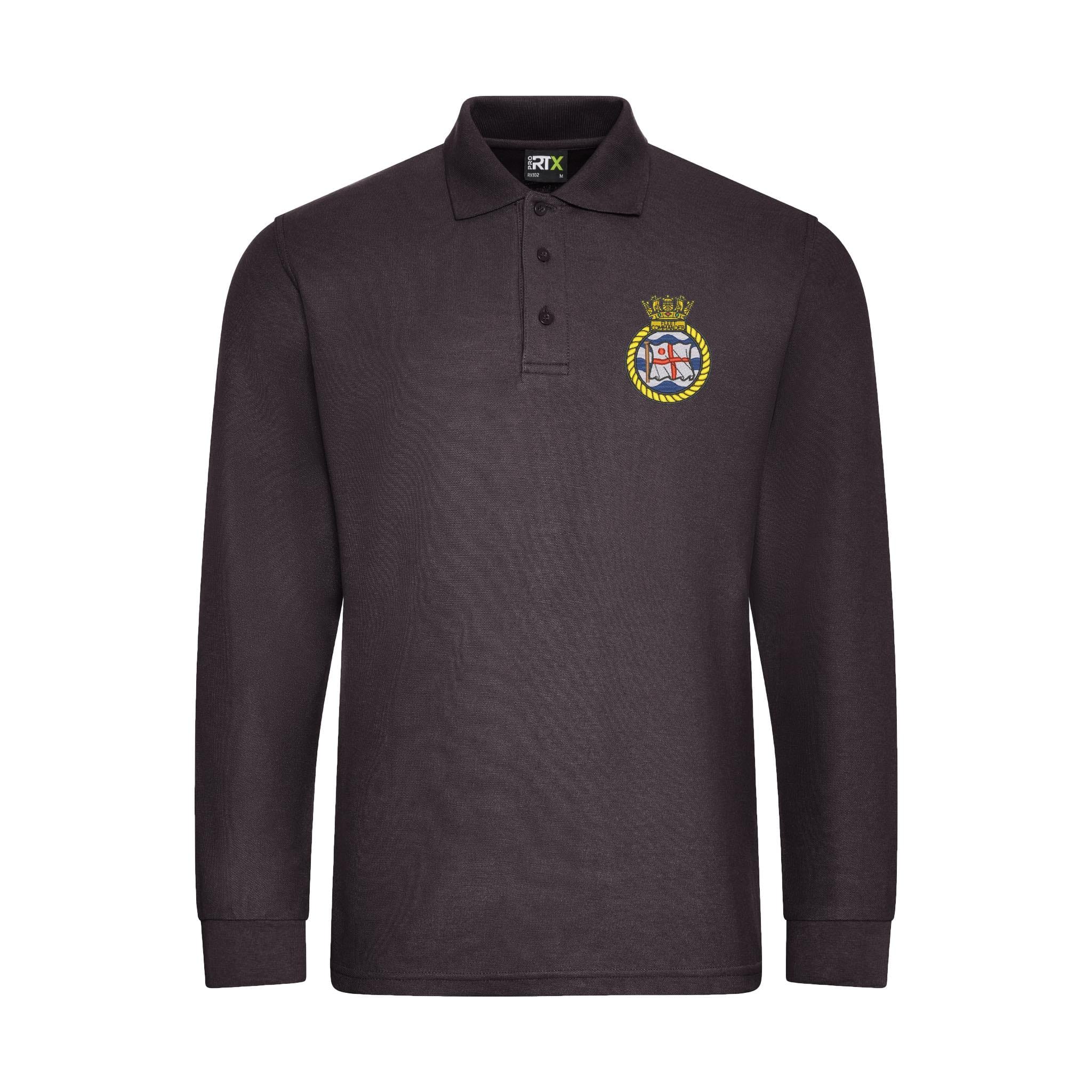 MOC N2 Long Sleeve Polo Shirt - Image 3