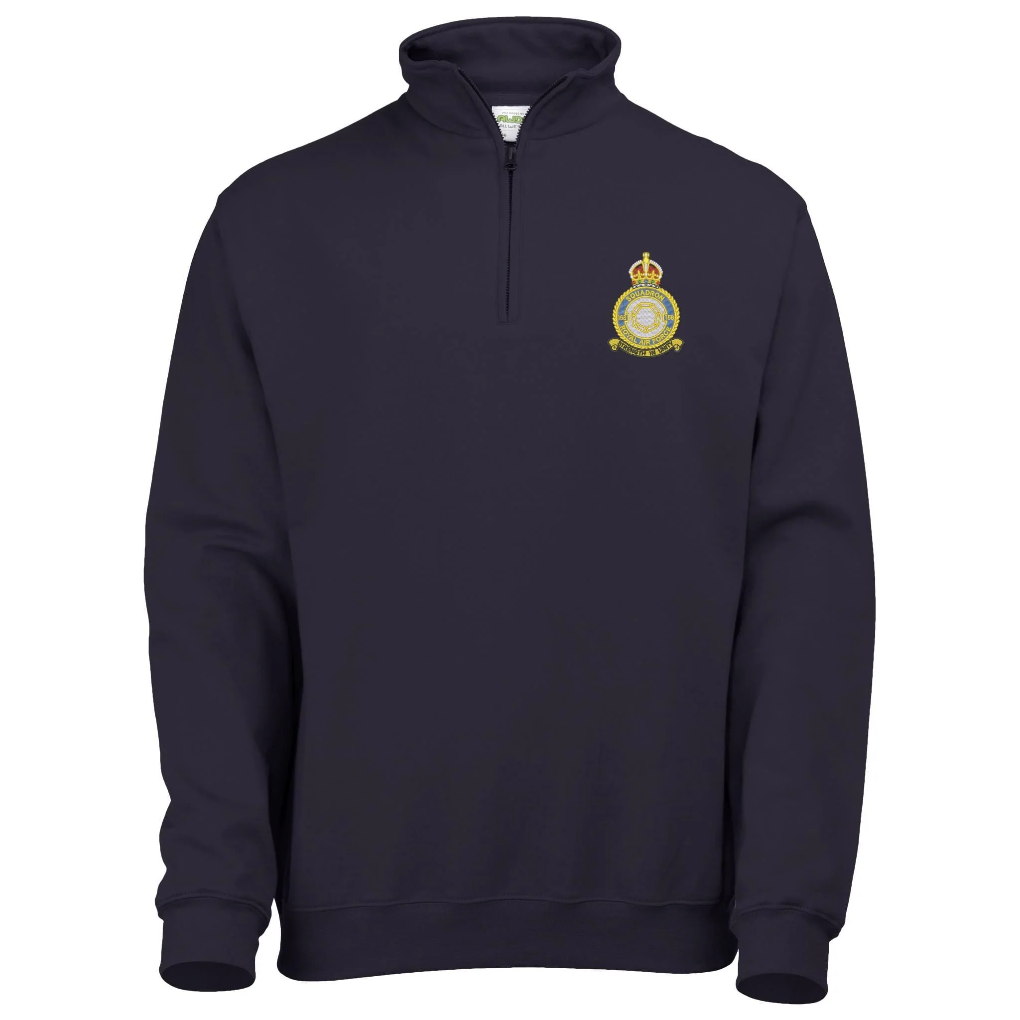 No 158 Squadron RAF Quarter Zip Sweatshirt - Image 4