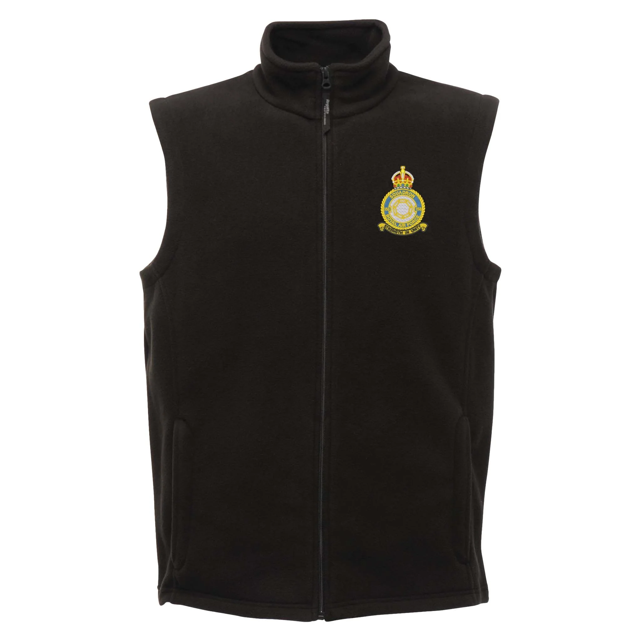 No 158 Squadron RAF Regatta Fleece Bodywarmer - Image 4