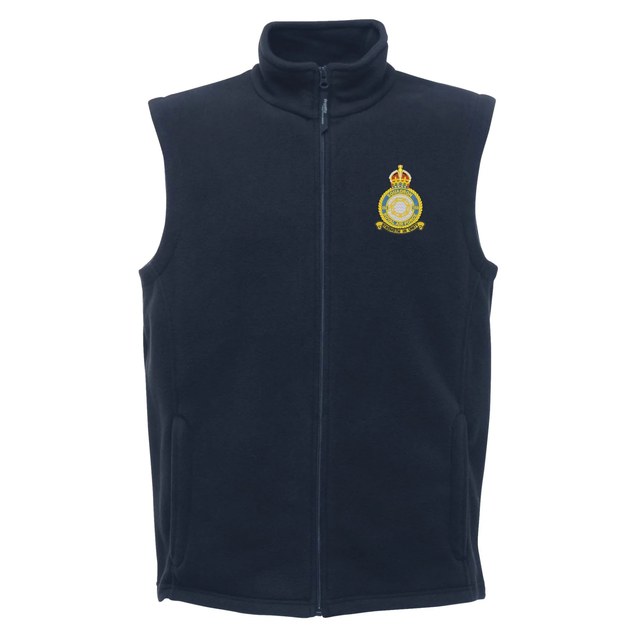 No 158 Squadron RAF Regatta Fleece Bodywarmer - Image 6