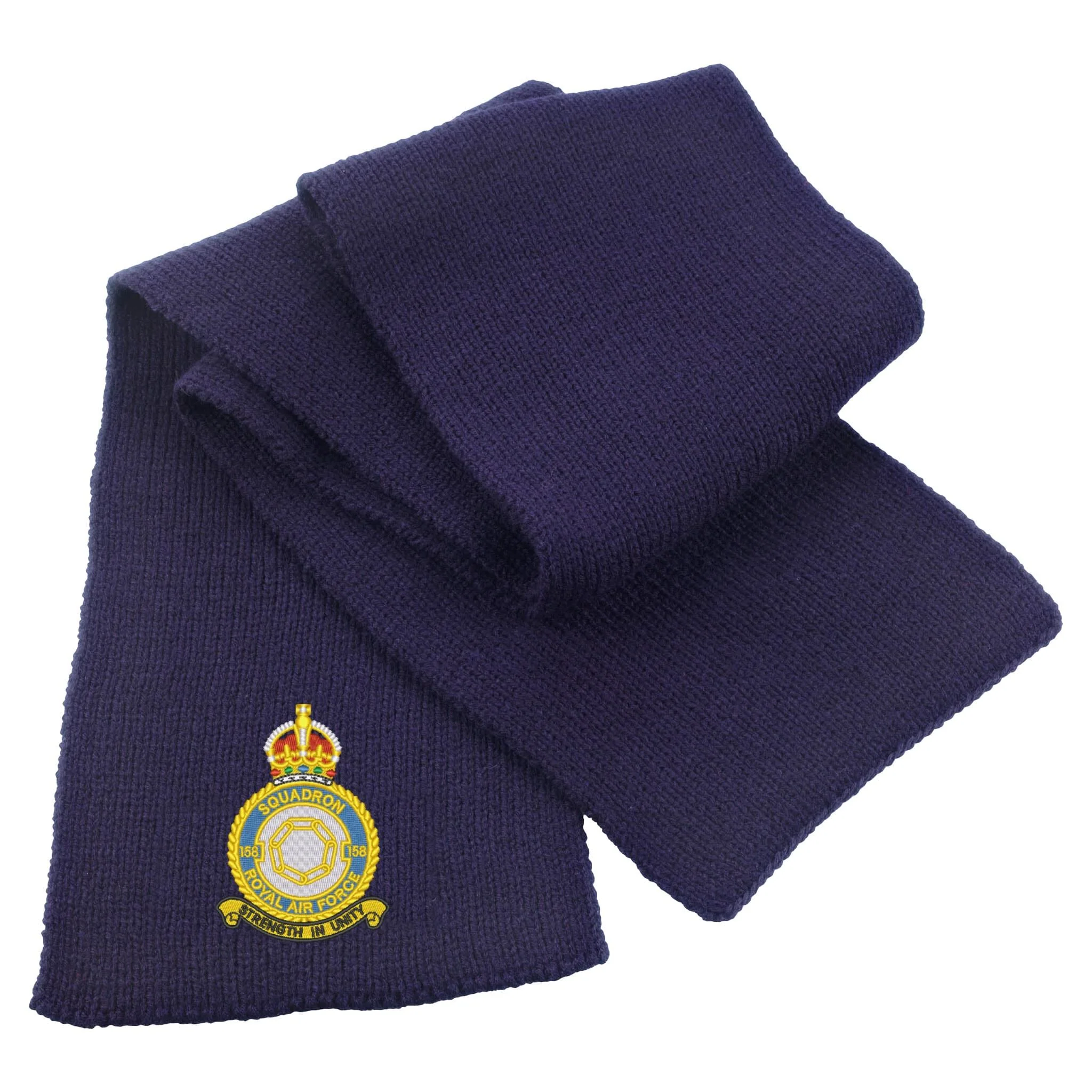 No 158 Squadron RAF Heavy Knit Scarf - Image 3
