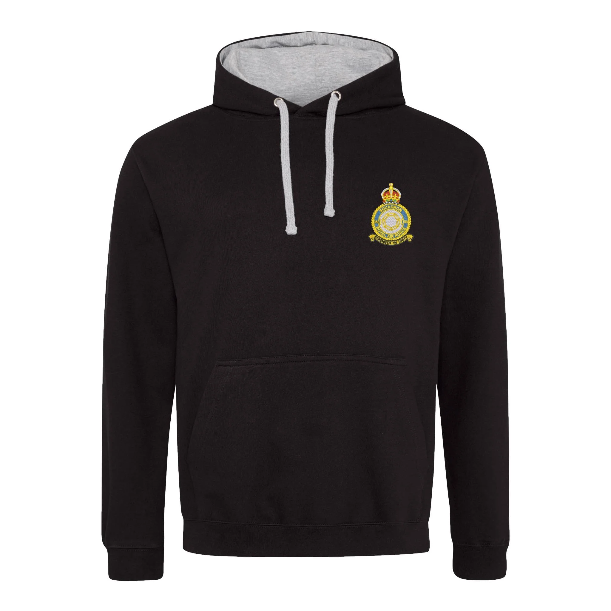 No 158 Squadron RAF Varsity Contrast Hoodie - Image 4