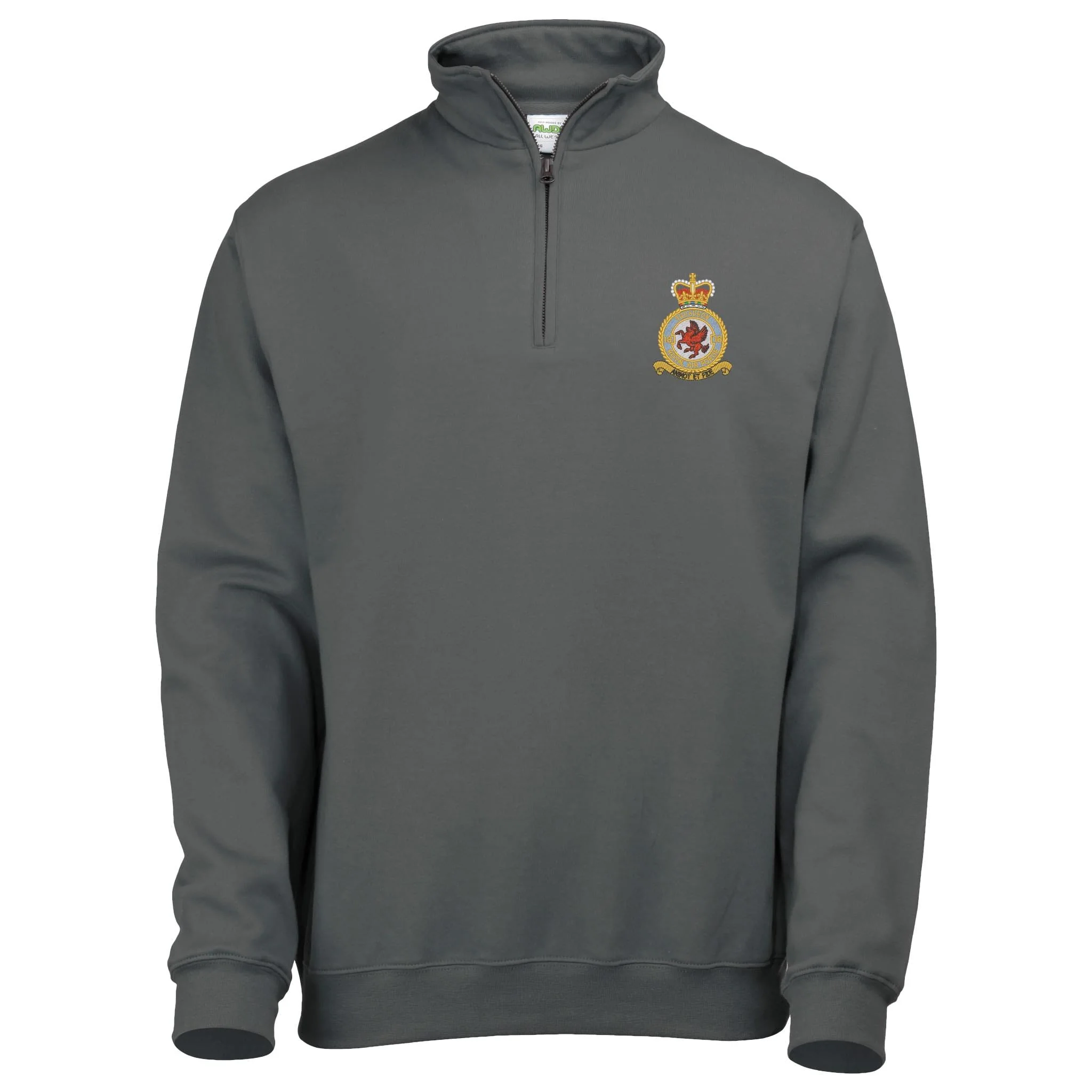 No 18 Squadron RAF 1/4 Zip Sweatshirt - Image 3
