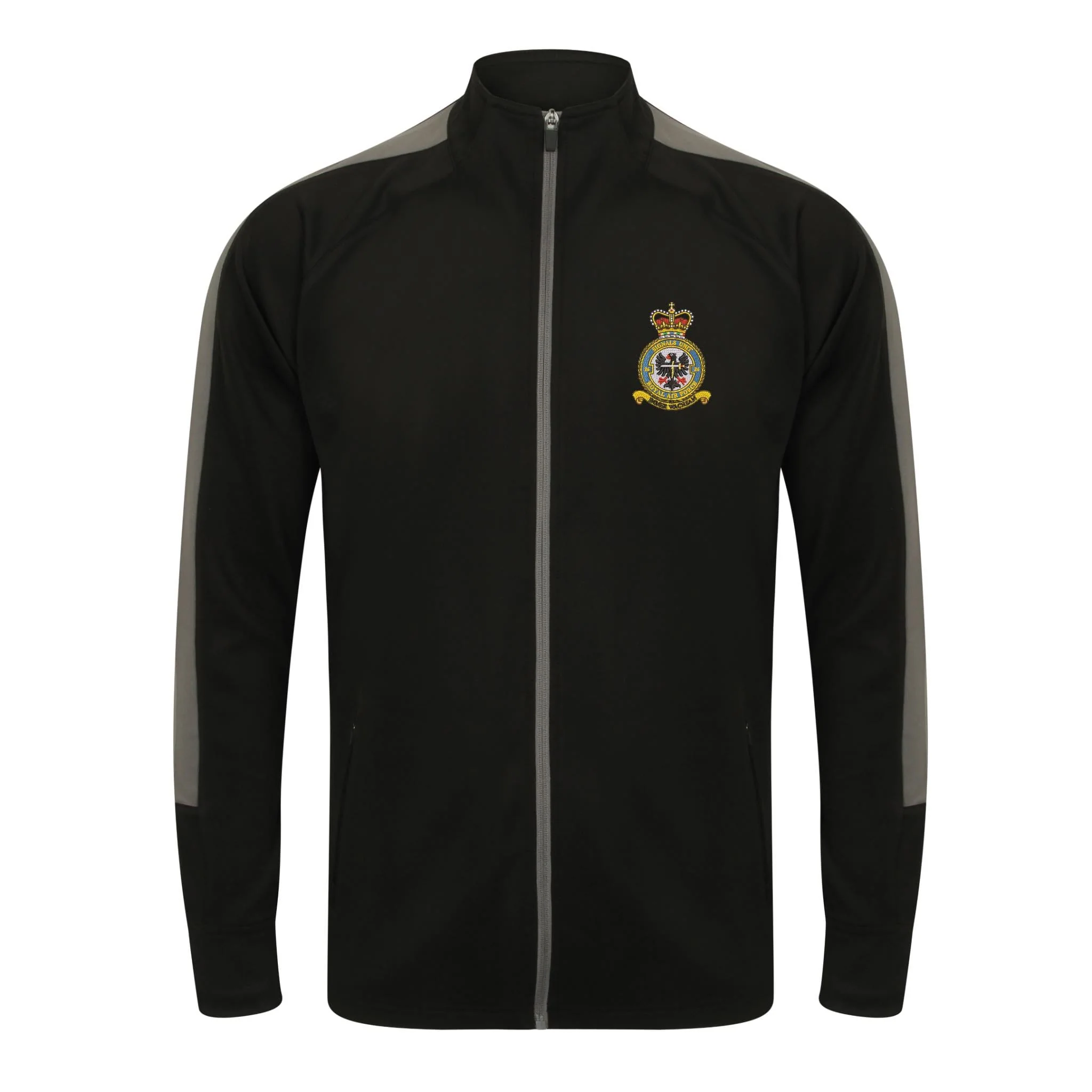 No 26 Signals Unit RAF Knitted Tracksuit Top - Image 2