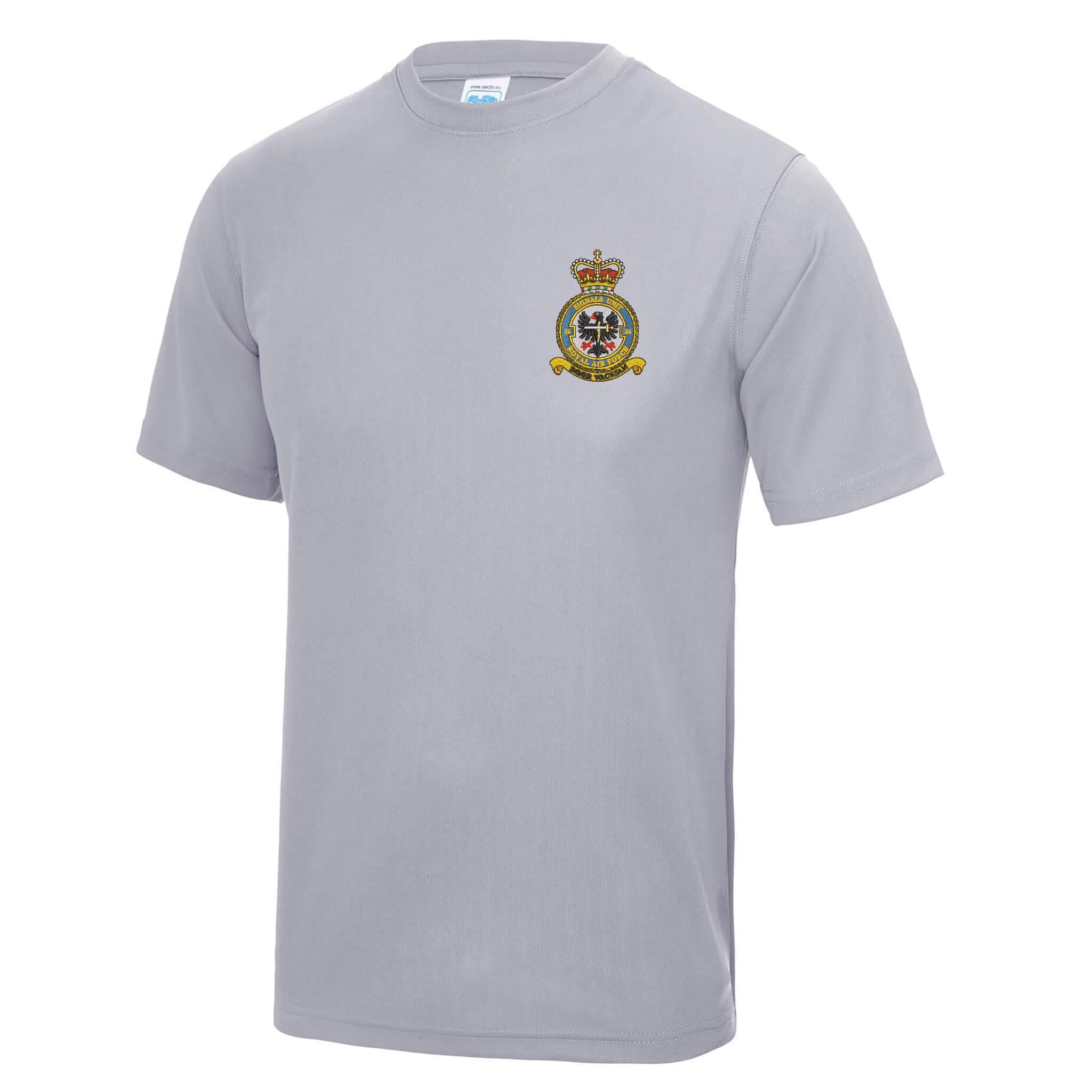 No 26 Signals Unit RAF Polyester T-Shirt - Image 9