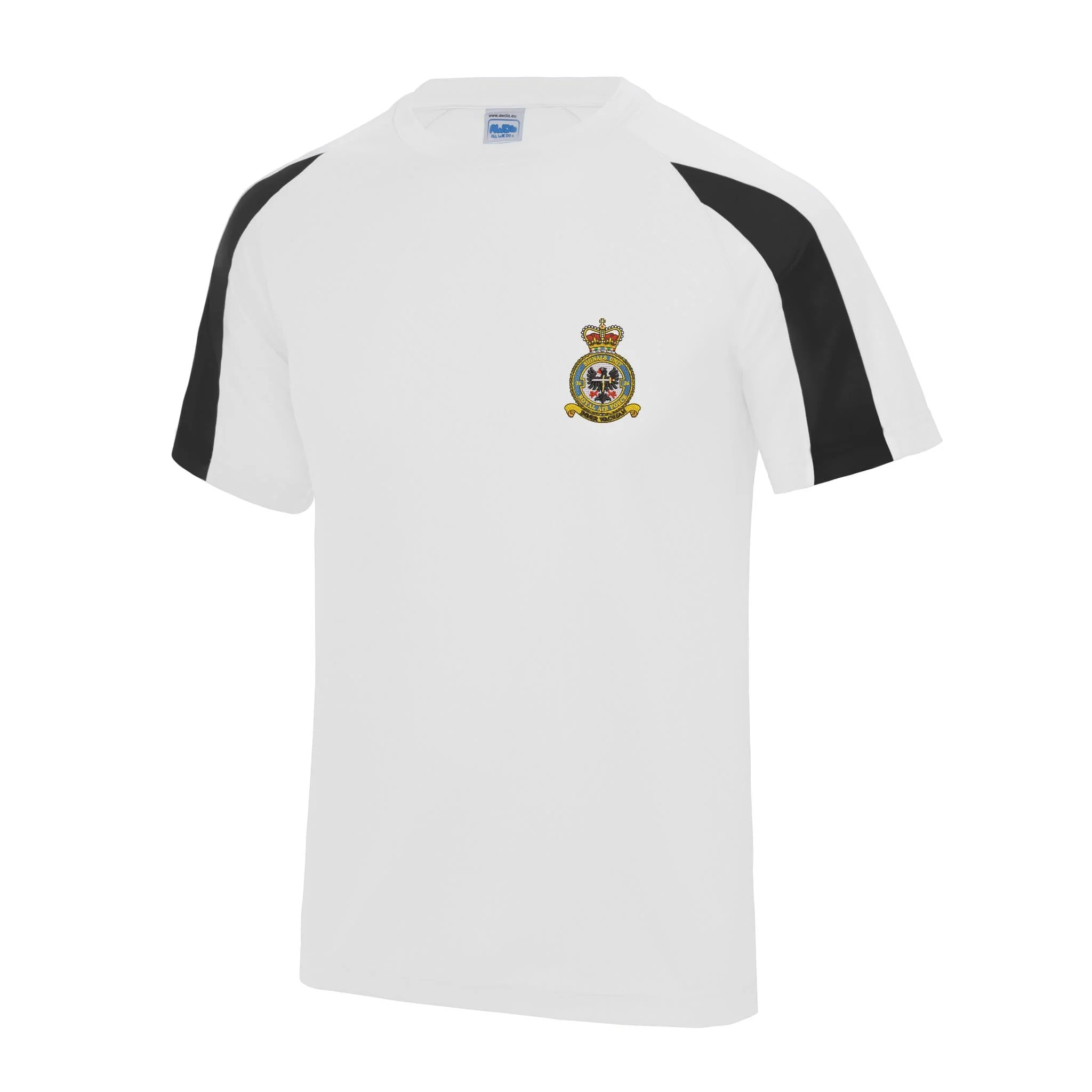 No 26 Signals Unit RAF Contrast Polyester T-Shirt - Image 5