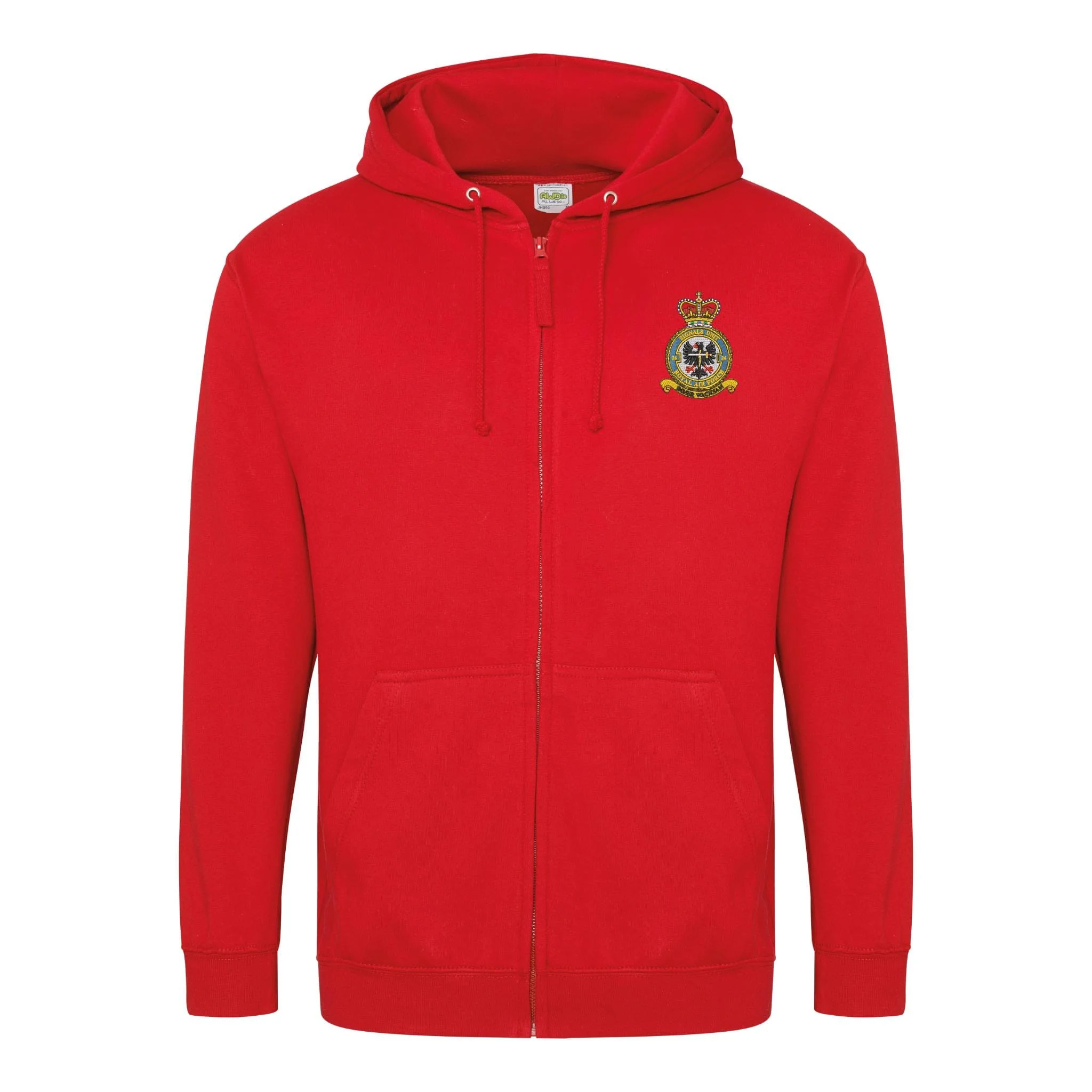 No 26 Signals Unit RAF Zipped Hoodie - Image 10