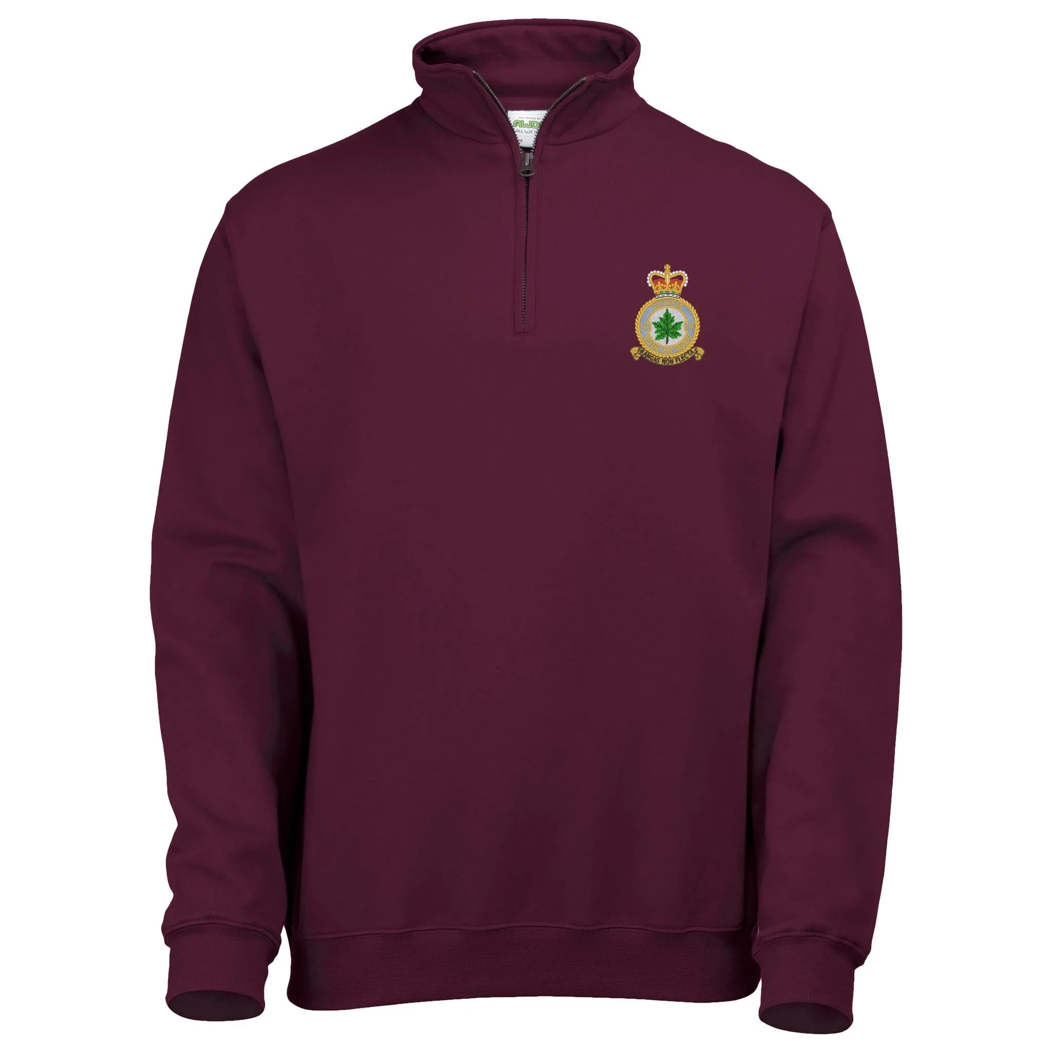 No 5 Squadron RAF 1/4 Zip Sweatshirt - Image 2