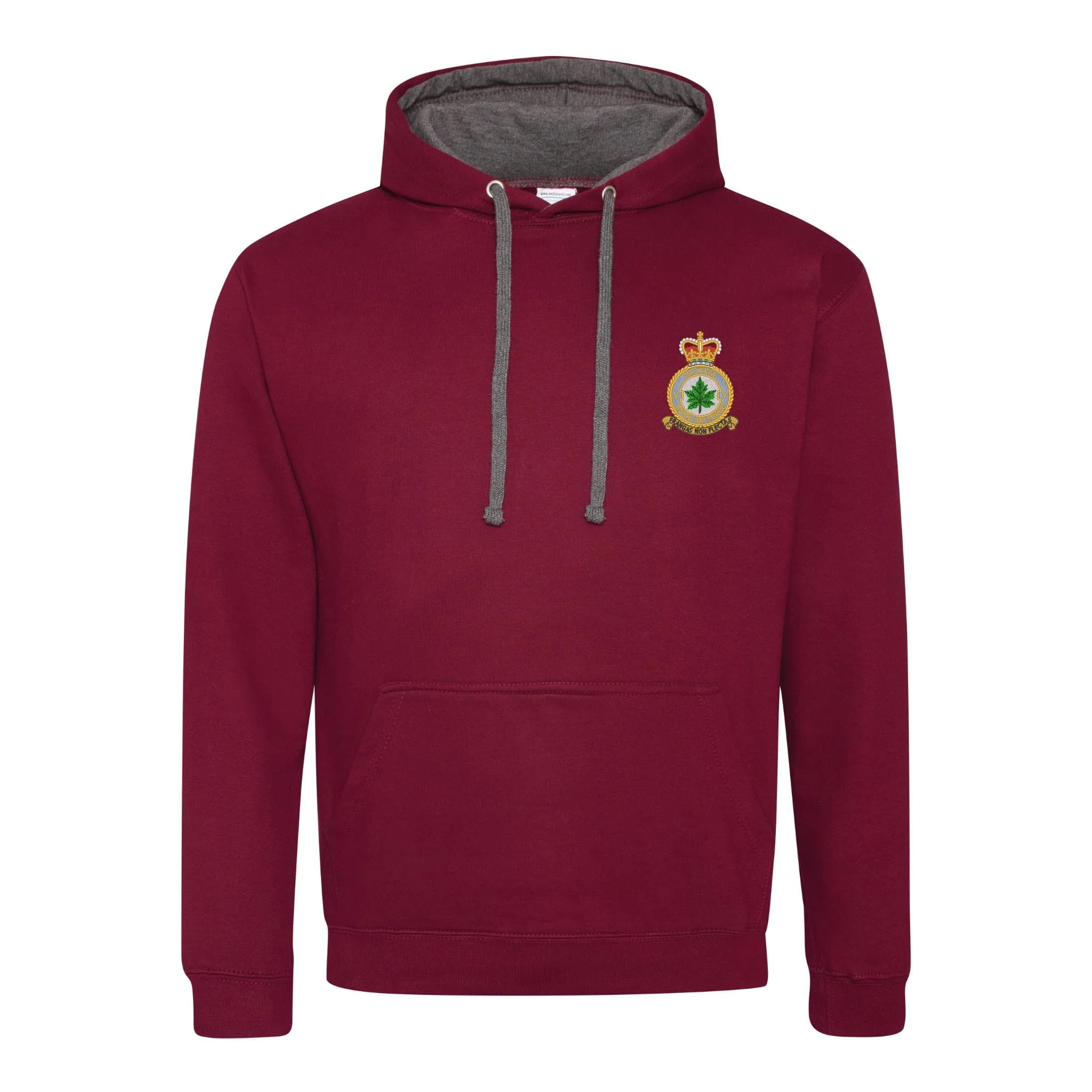 No 5 Squadron RAF Varsity Contrast Hoodie - Image 10
