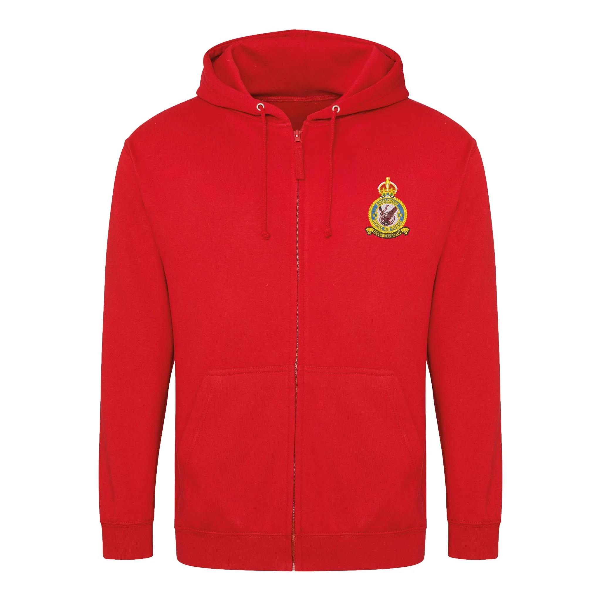 No 6 Squadron RAF Zipped Hoodie - Image 10