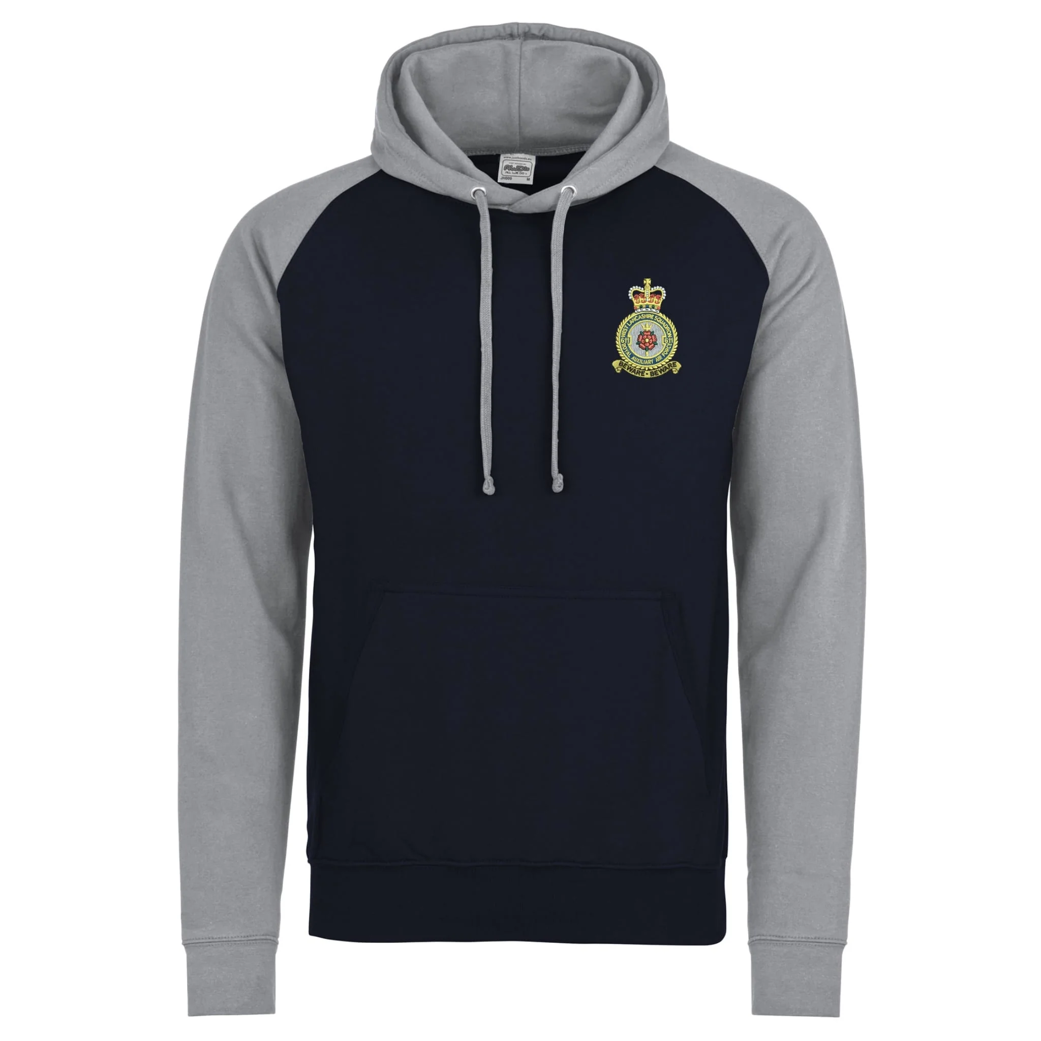 No. 611 Squadron RAF Contrast Hoodie - Image 4