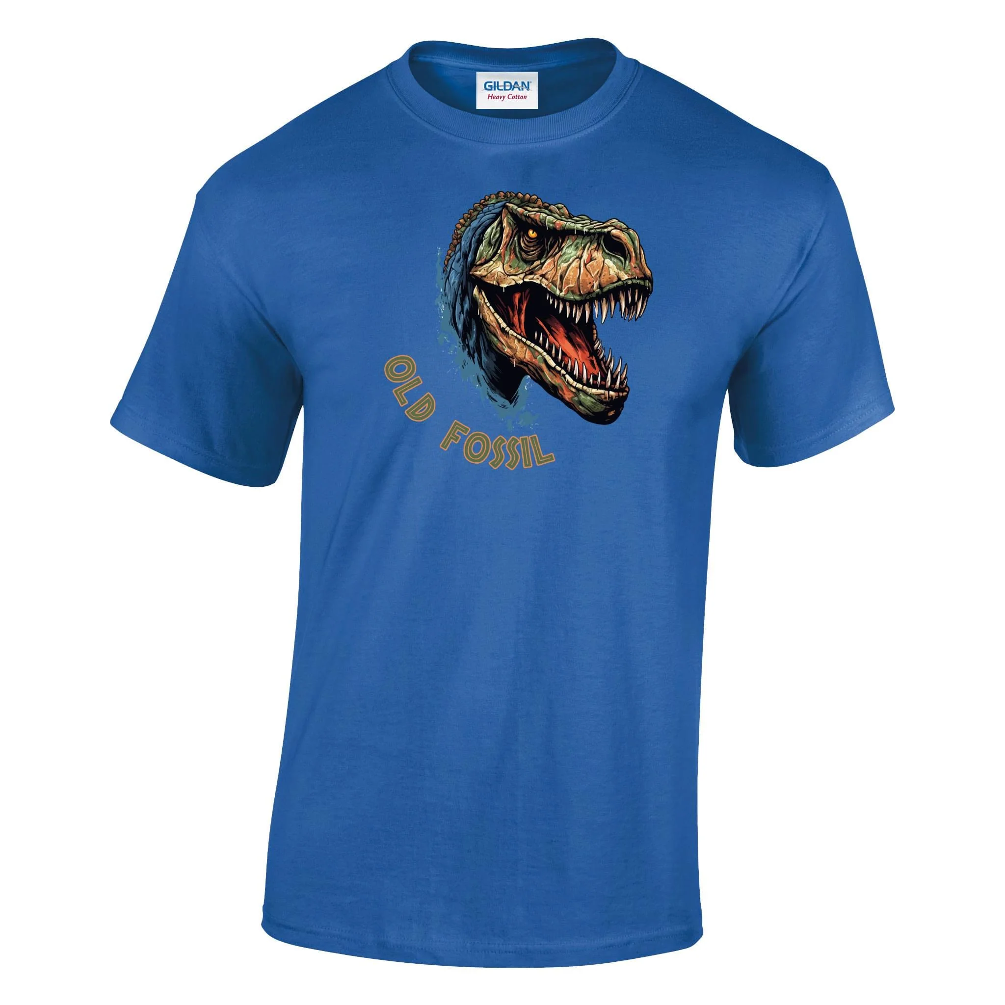 Old Fossil Dino Printed T-Shirt - Image 9