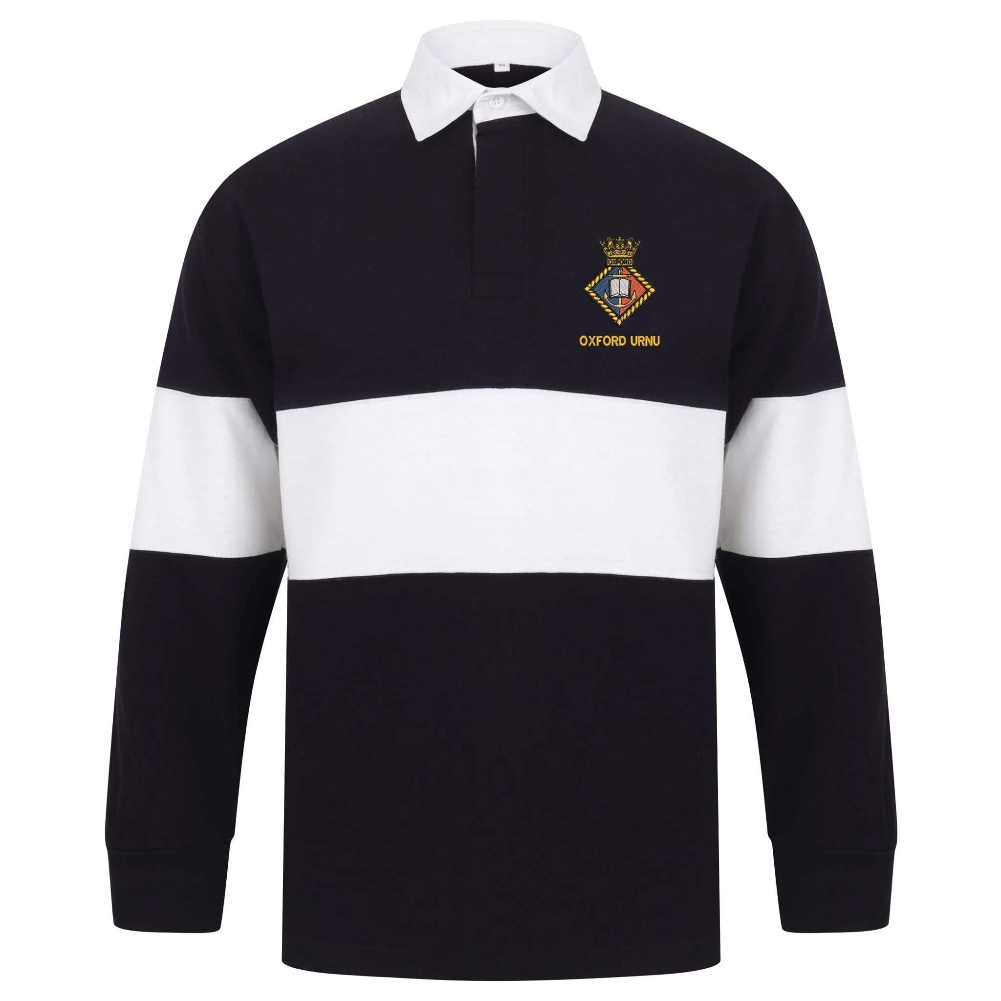 Oxford Universities Royal Naval Unit (URNU) Front Row Long Sleeve Panelled Rugby Shirt - Image 3