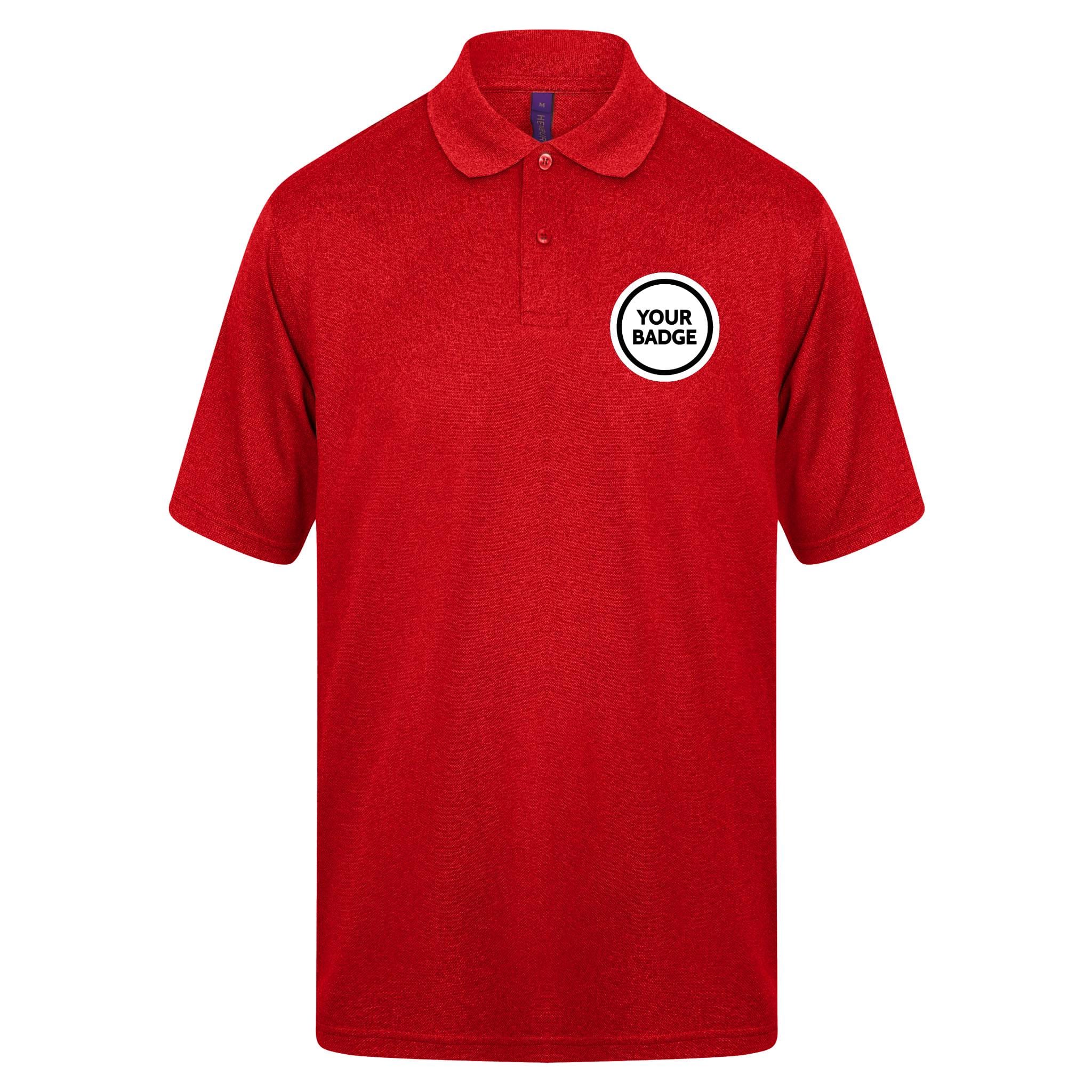 Polyester Polo Shirt - Choose Your Badge - Image 10