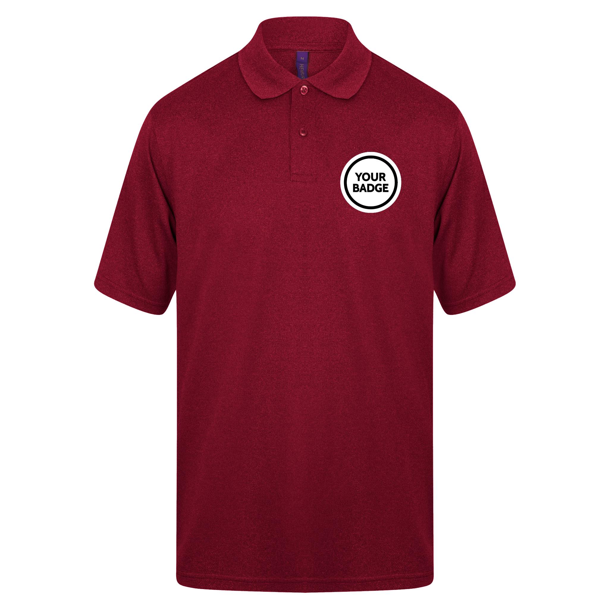 Polyester Polo Shirt - Choose Your Badge - Image 5