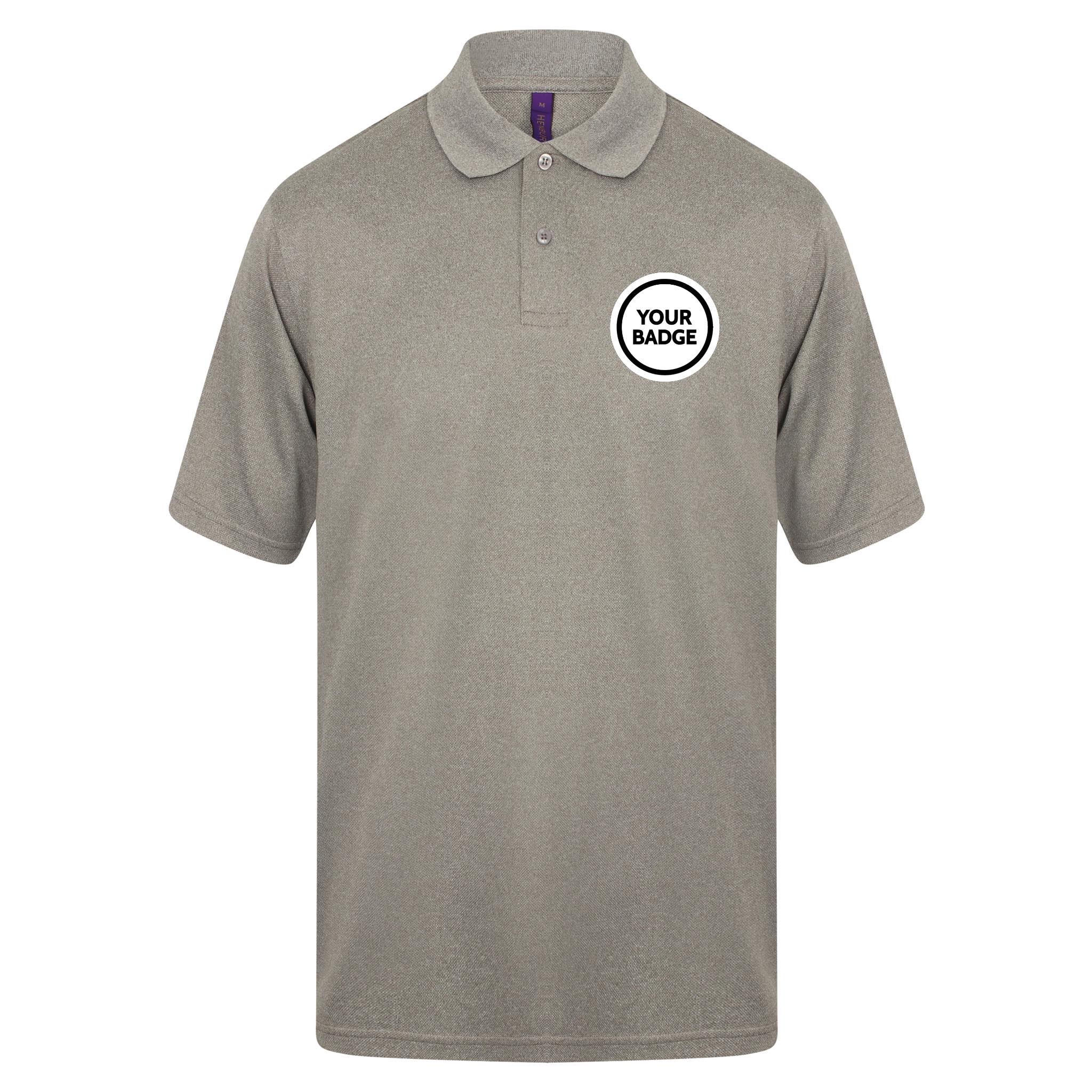 Polyester Polo Shirt - Choose Your Badge - Image 7
