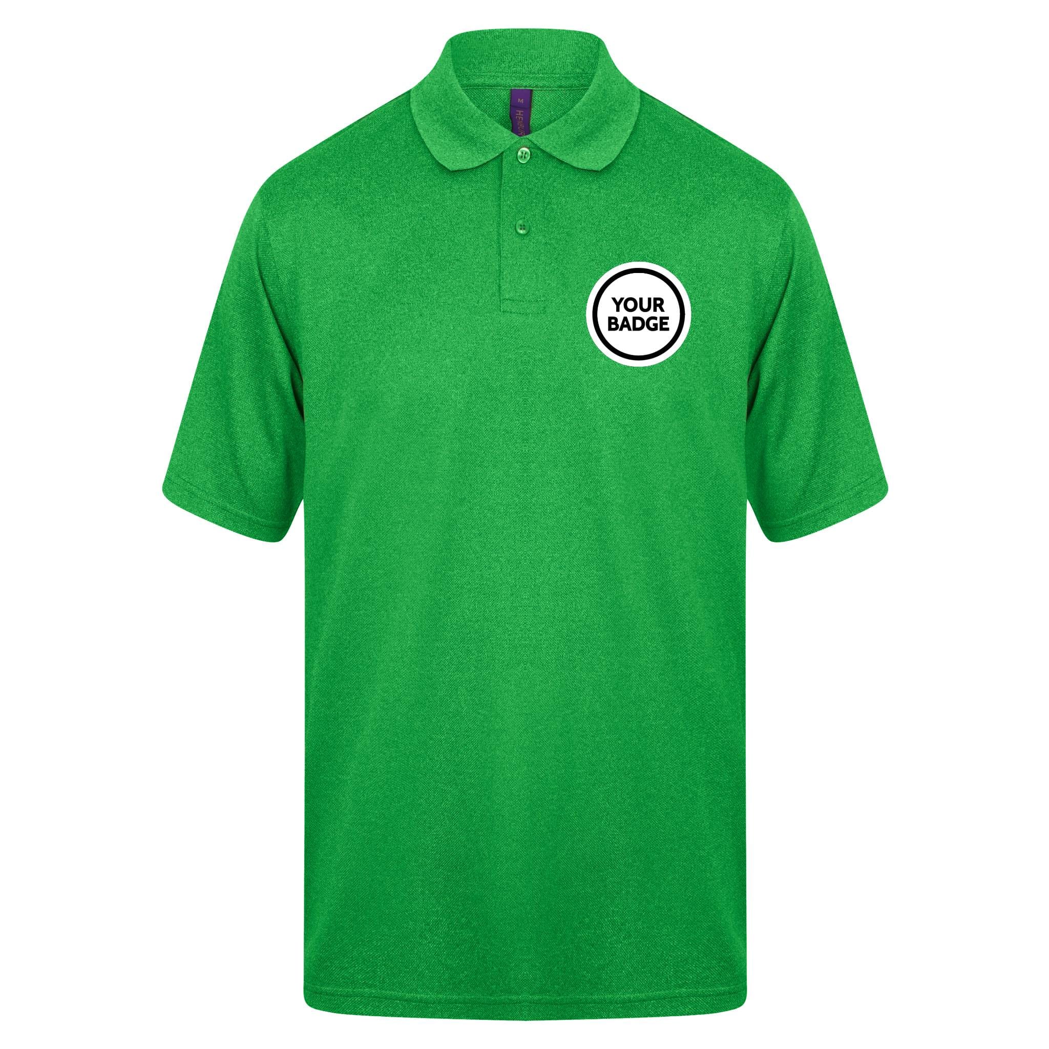 Polyester Polo Shirt - Choose Your Badge - Image 8