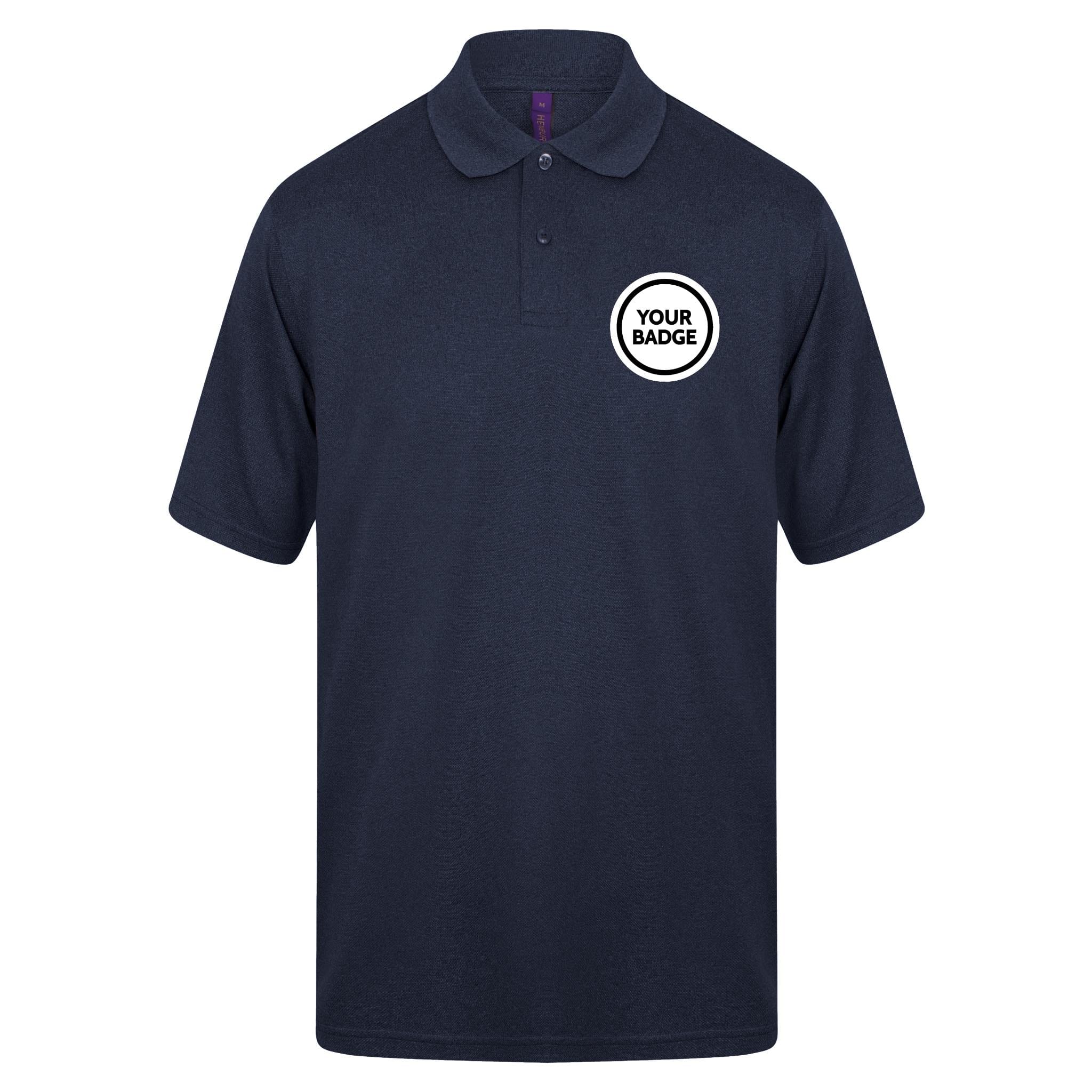 Polyester Polo Shirt - Choose Your Badge - Image 9