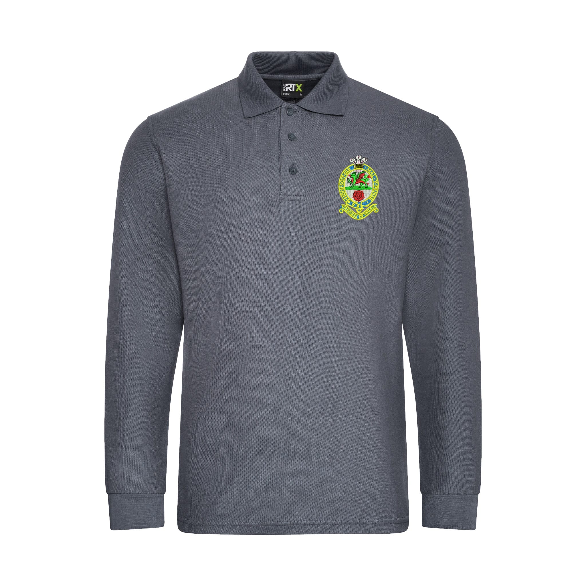 Princess of Wales's Regiment Long Sleeve Polo Shirt