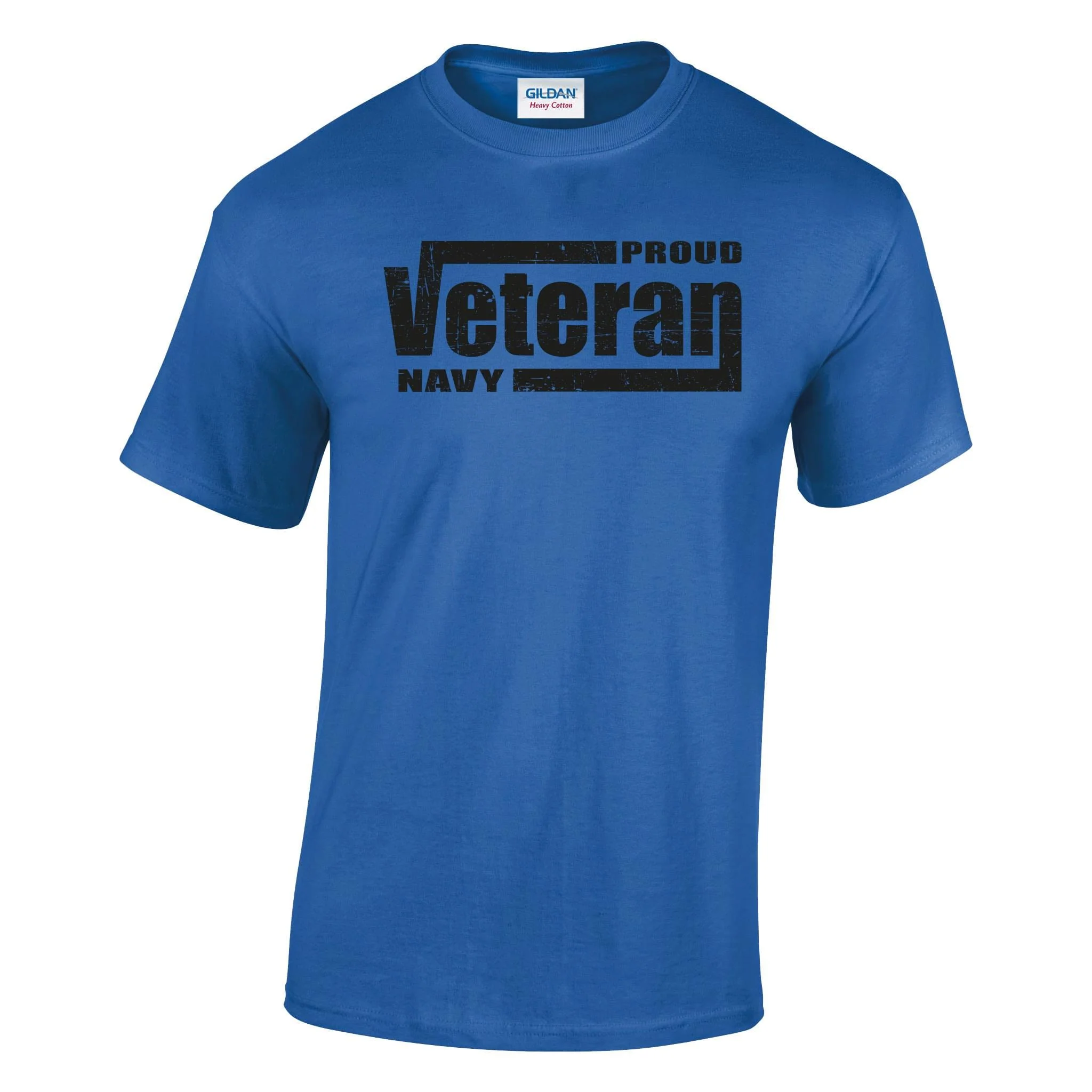 Proud Navy Veteran Printed T-Shirt - Image 4