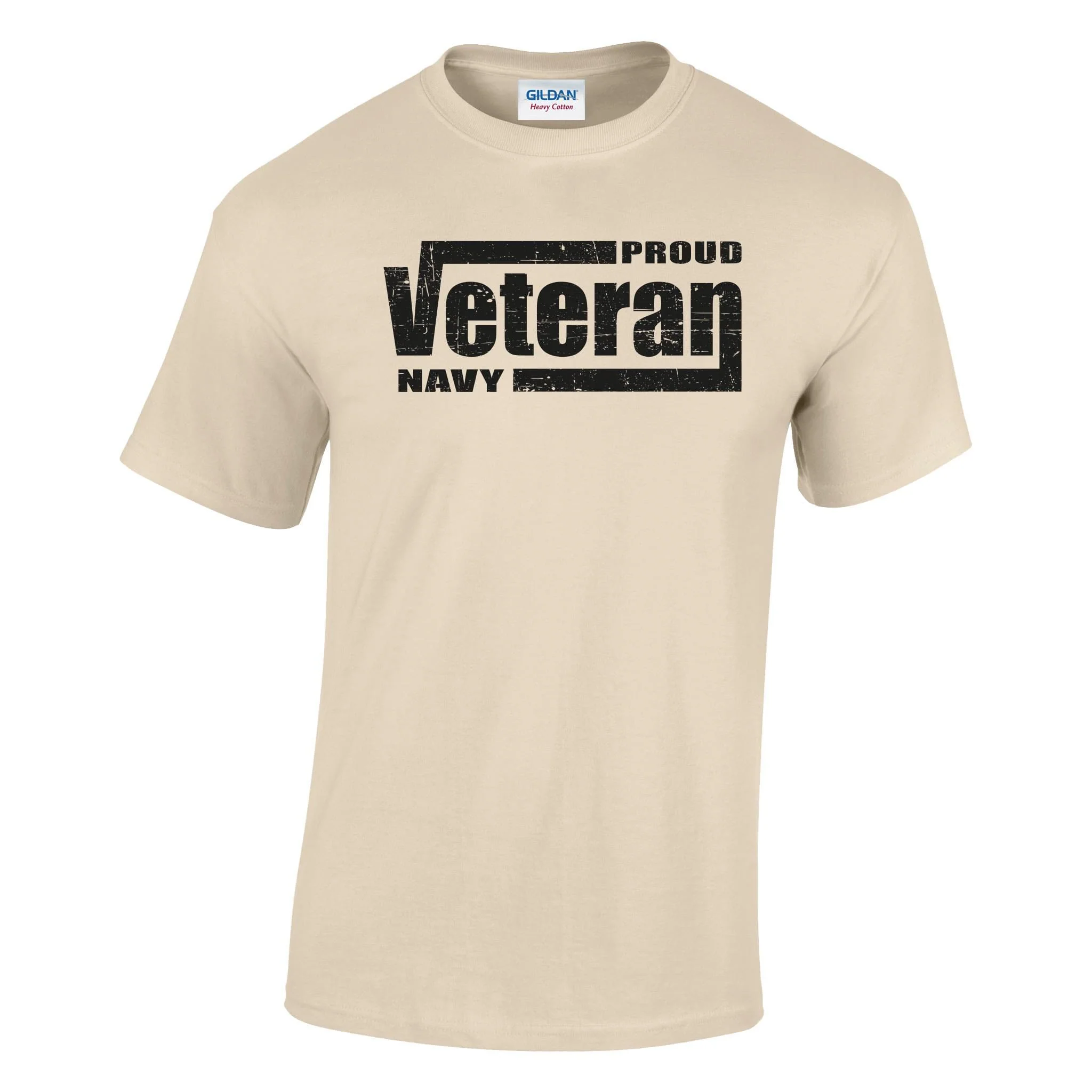 Proud Navy Veteran Printed T-Shirt - Image 5